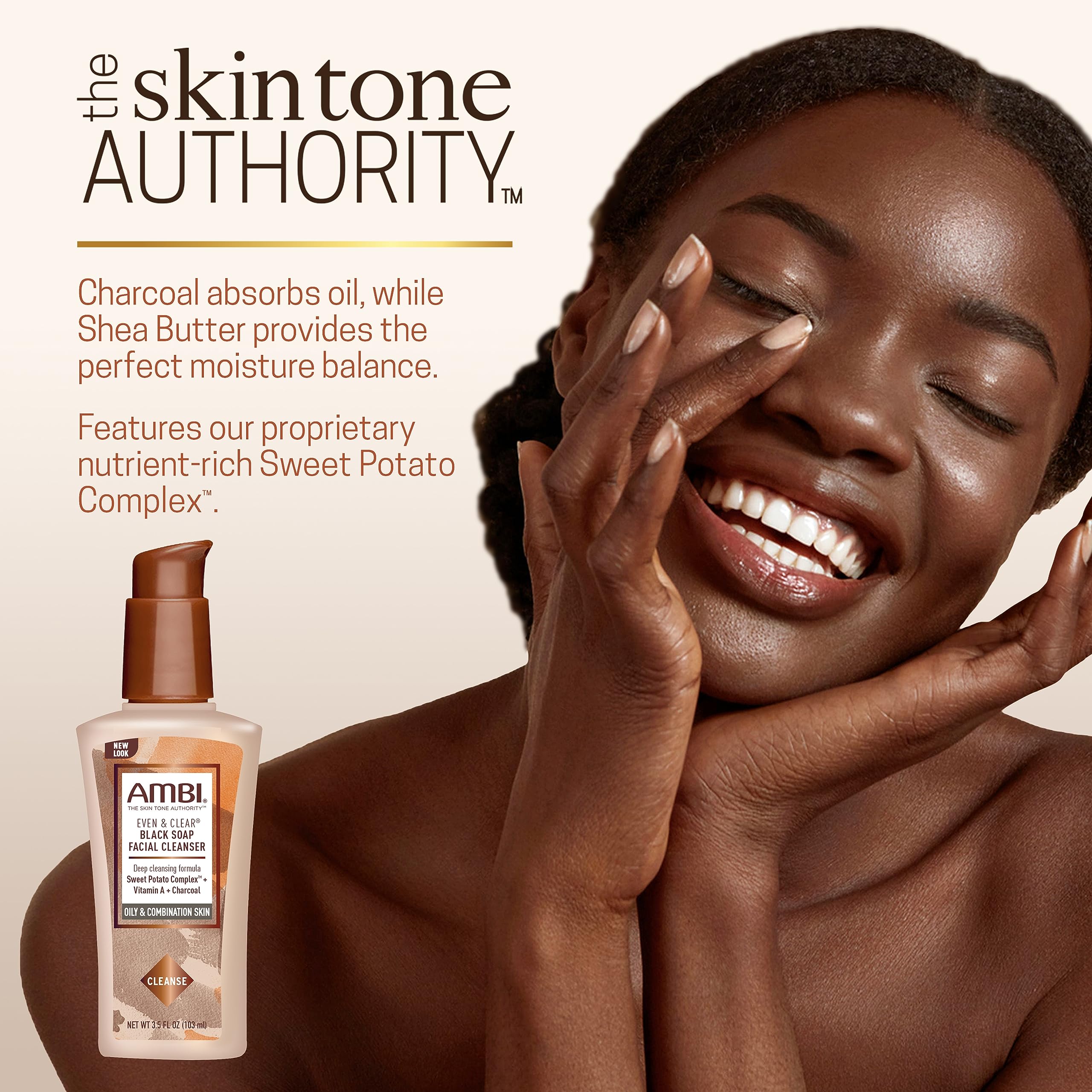 Ambi Even Clear Purifying Charcoal Black Soap Facial Cleanser With Nutrient - Thumbnail 3