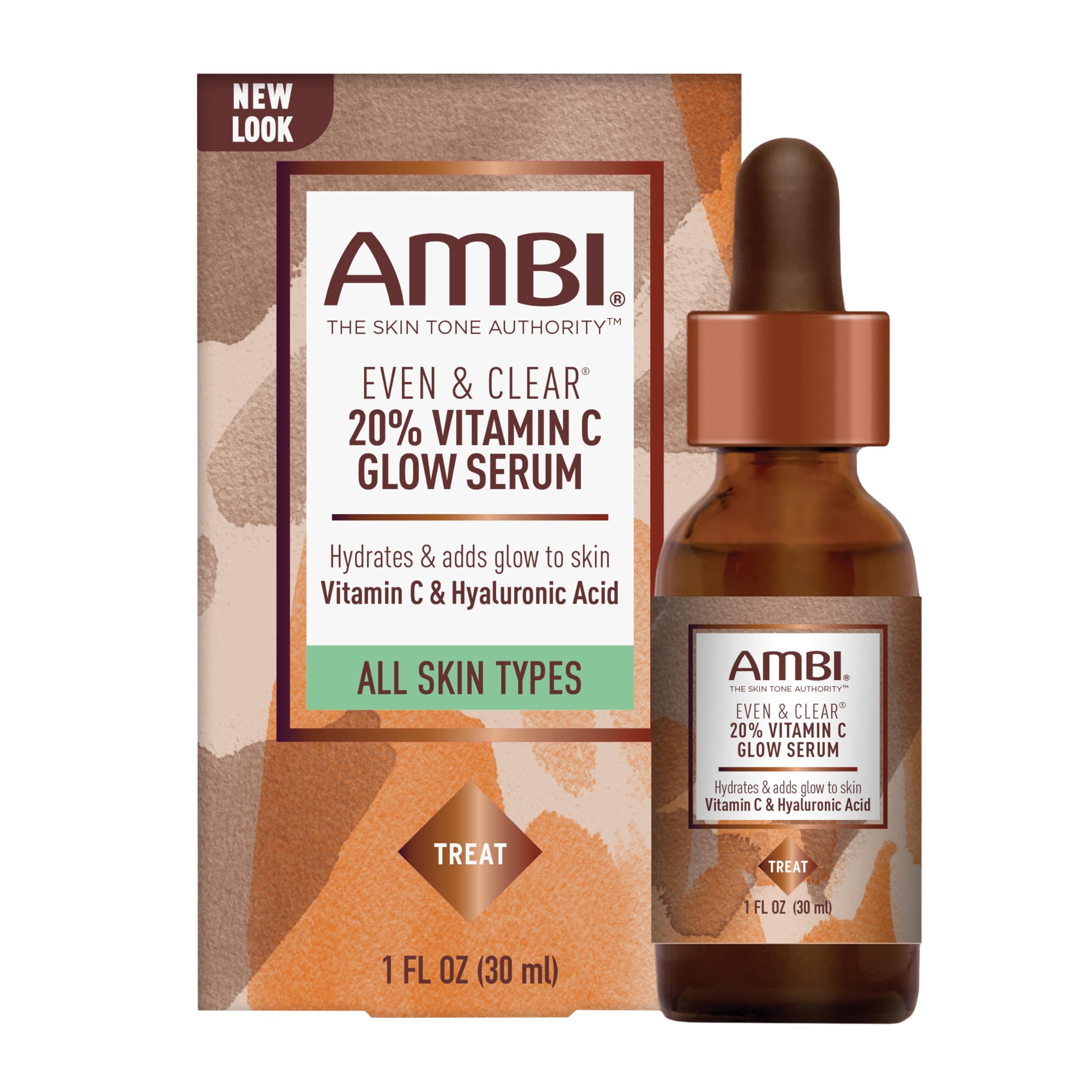 Ambi Even Clear Vitamin C Infused Glow Serum for All Skin Types To Help Cleanse