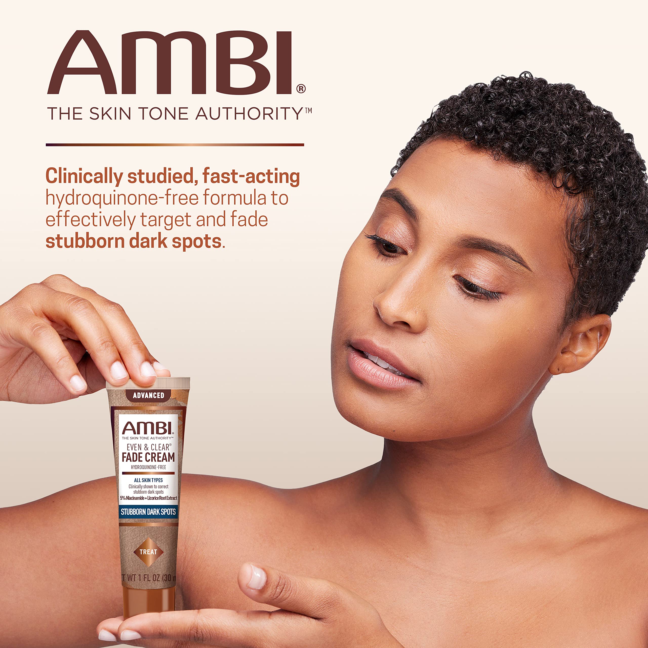 Ambi Even Clear Advanced Fade Cream Hydroquinone Free Hyperpigmentation - Thumbnail 2