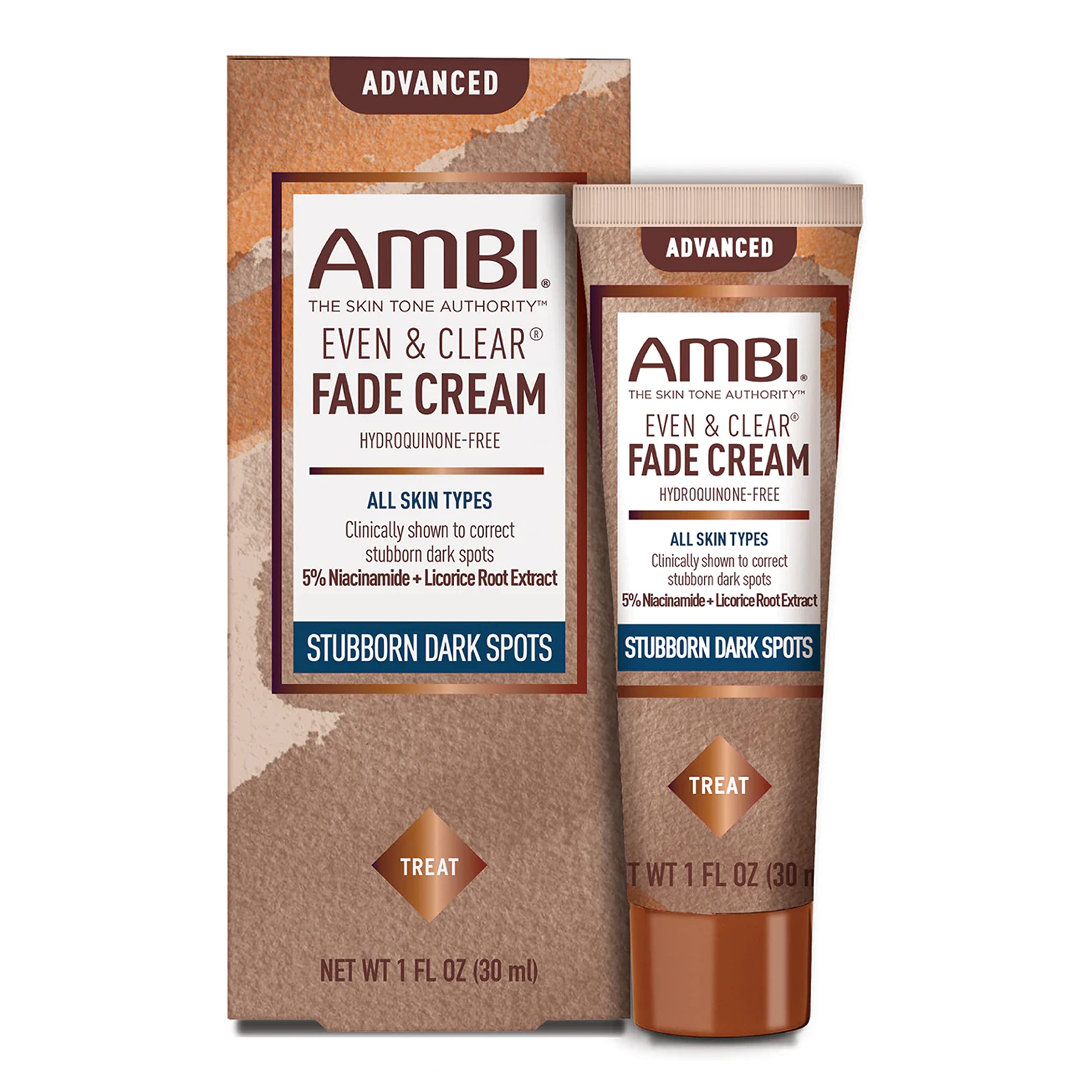 Ambi Even Clear Advanced Fade Cream Hydroquinone Free Hyperpigmentation