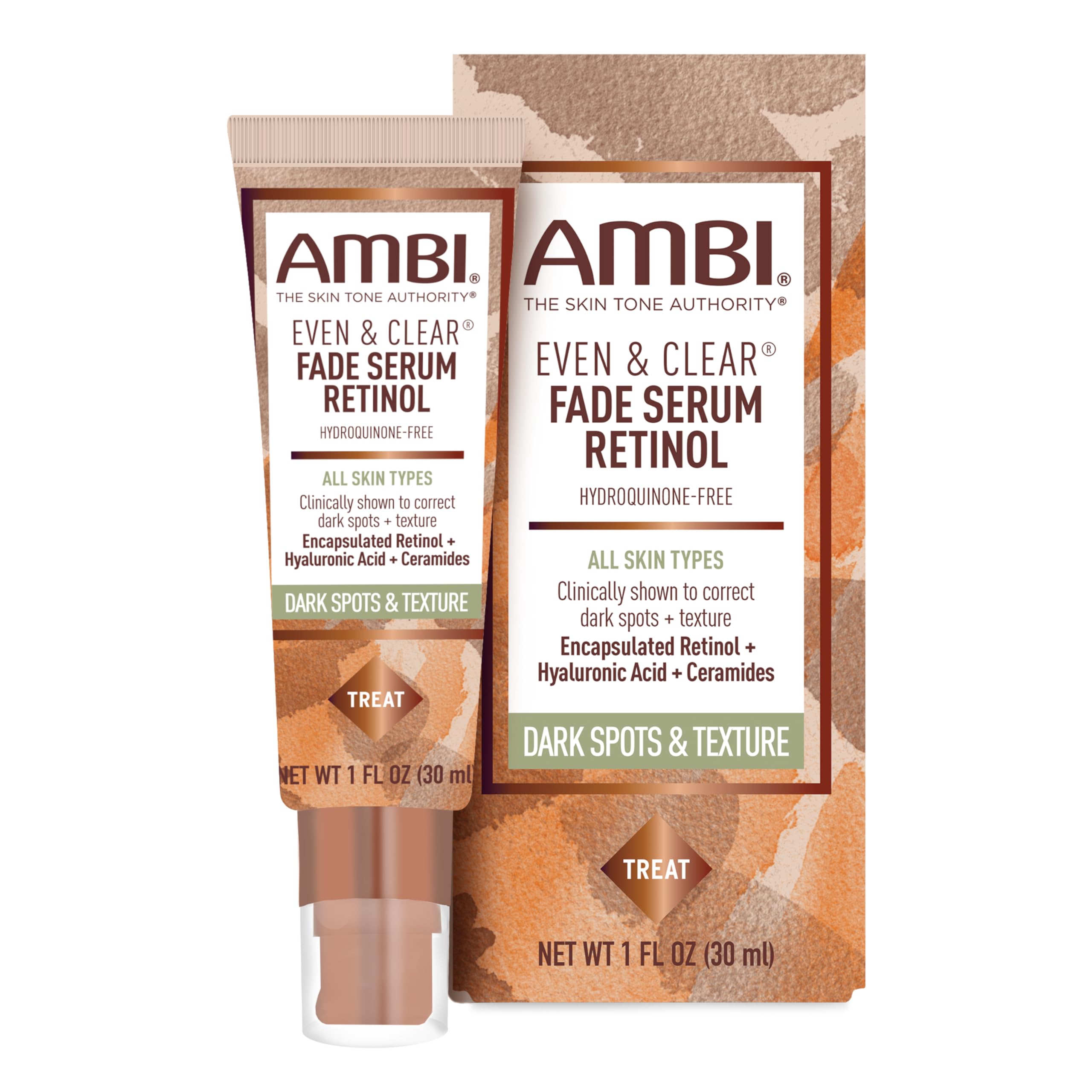 Ambi Even Clear Fade Serum Hyperpigmentation Treatment Hydroquinone Free Dark