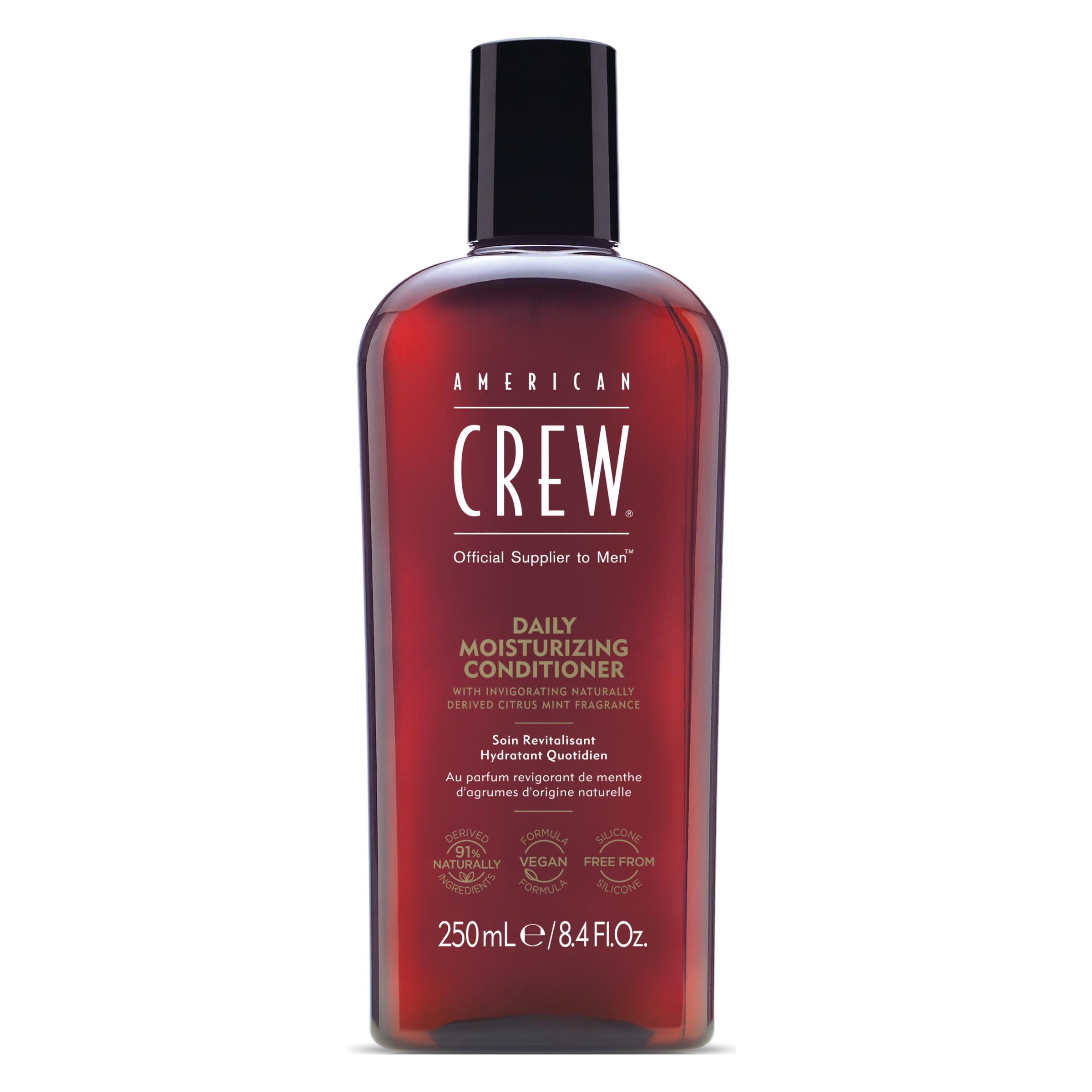 American Crew Conditioner Daily Moisturizer Naturally Derived Vegan Formula