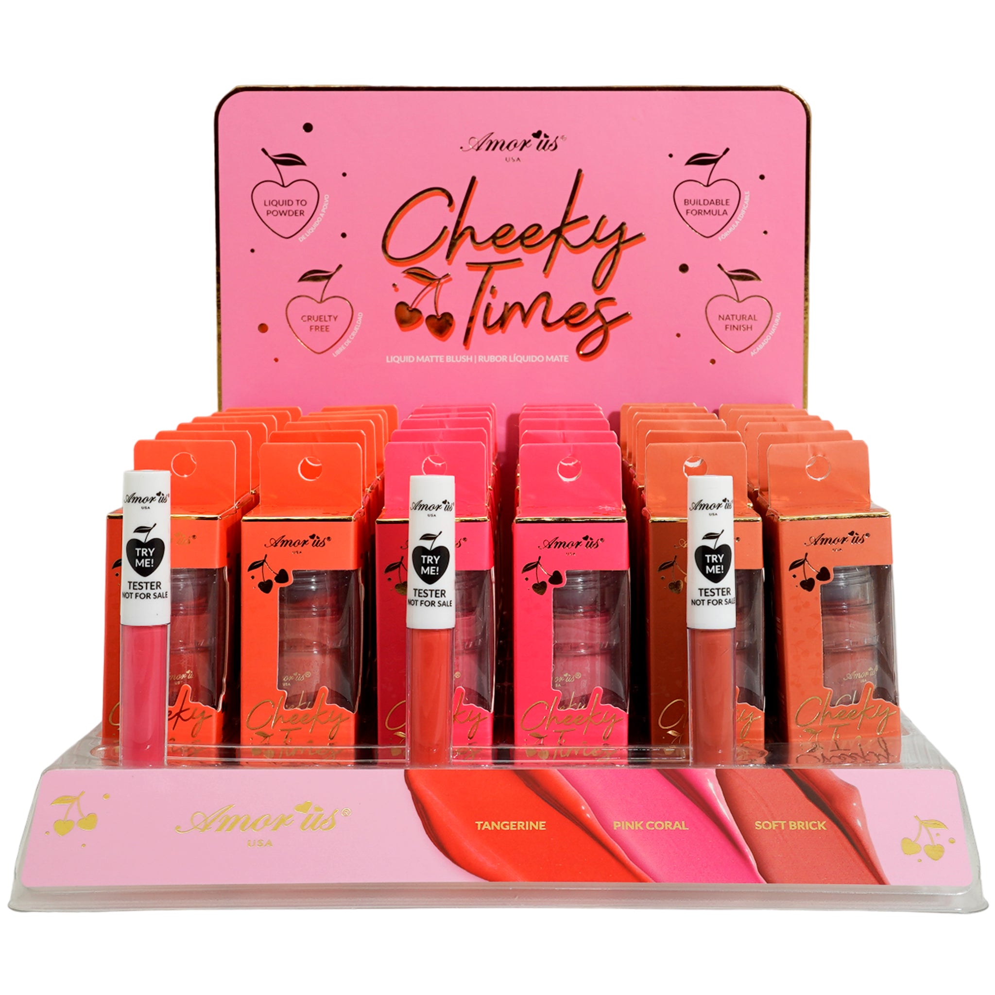 (36-pack) Amor Us Cheeky Time Liquid Matte Blush