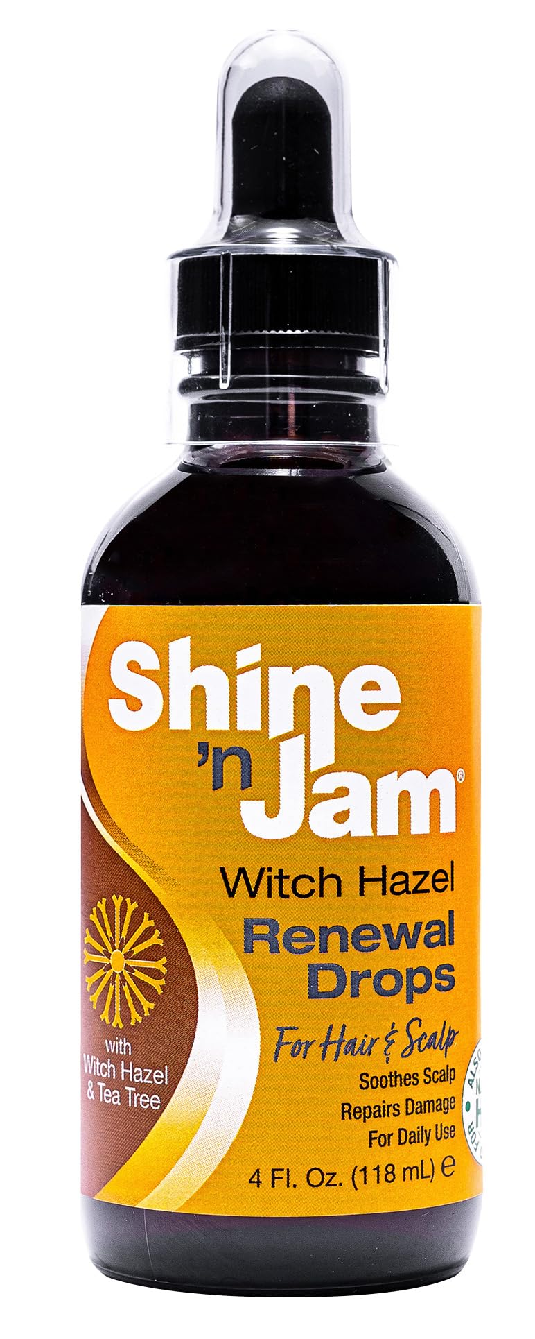 Ampro Shine 'n Jam Renewal Drops With Witch Hazel Tea Tree 4.0 Fl Oz