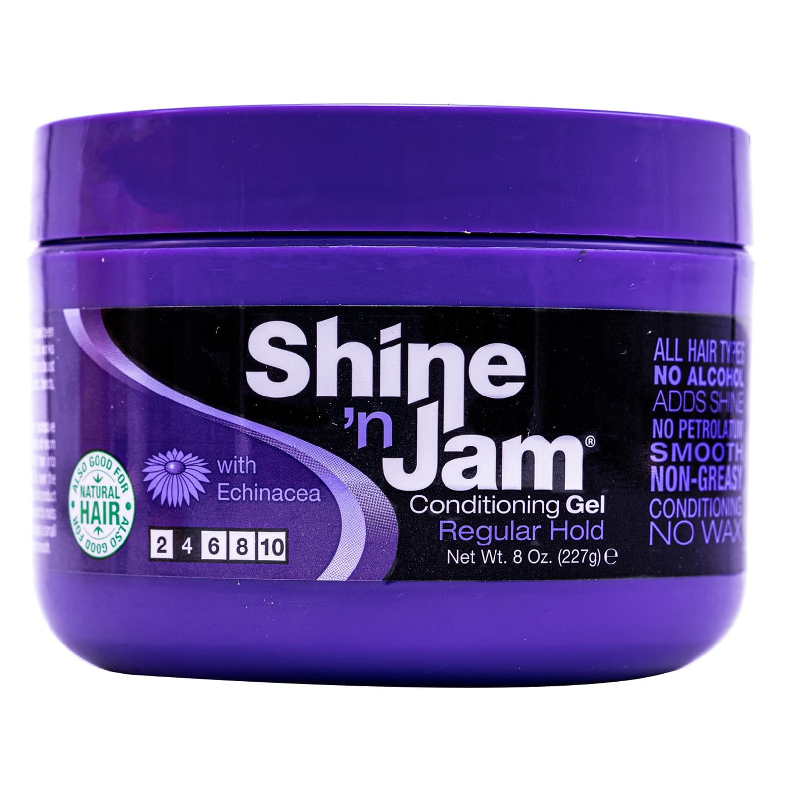 Shine N Jam Gel Regular Hold By Ampro Gel For Women 8 oz - Thumbnail 2