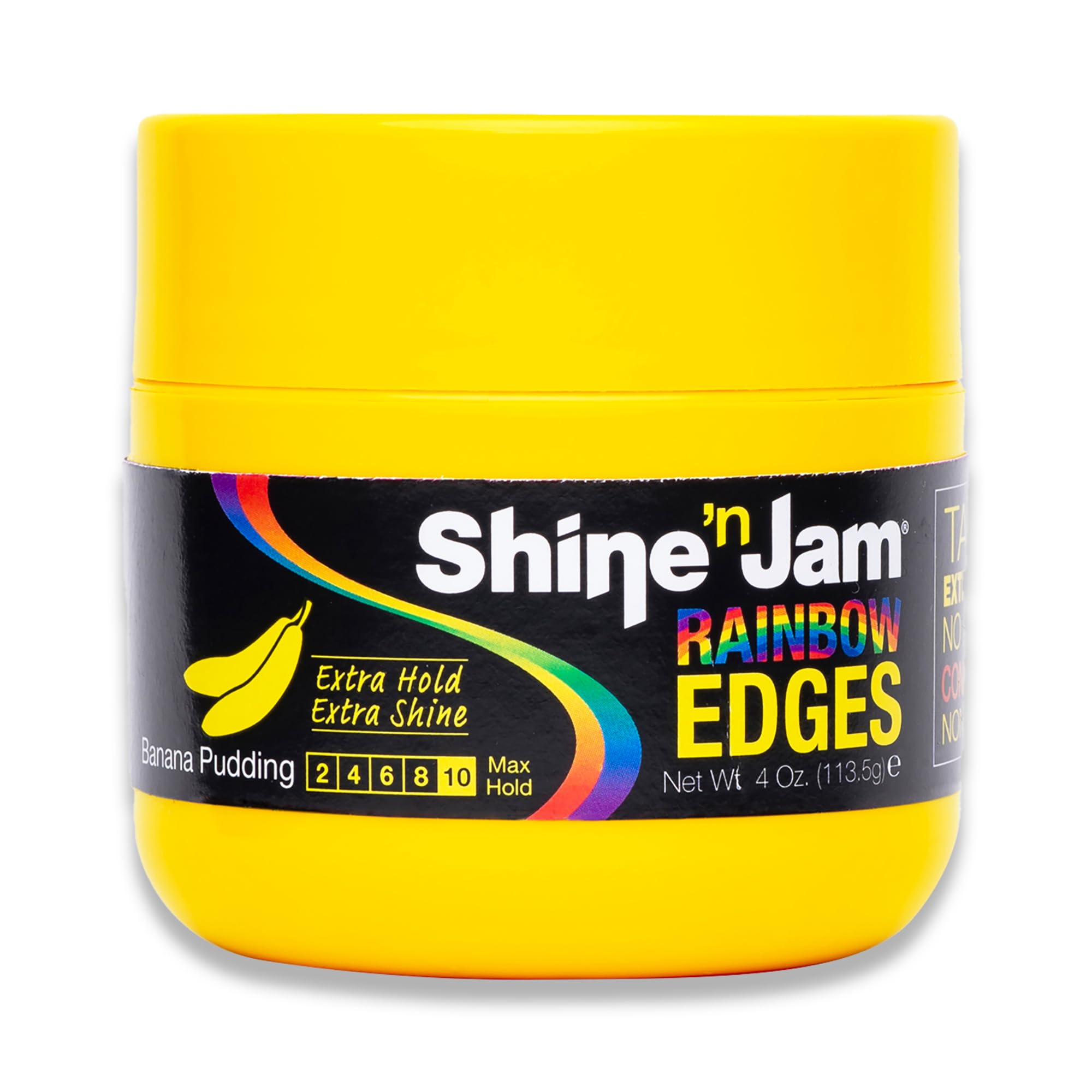 Ampro Shine N Jam Rainbow Edges Curly Hair Gel Styling Gel Strengthens With
