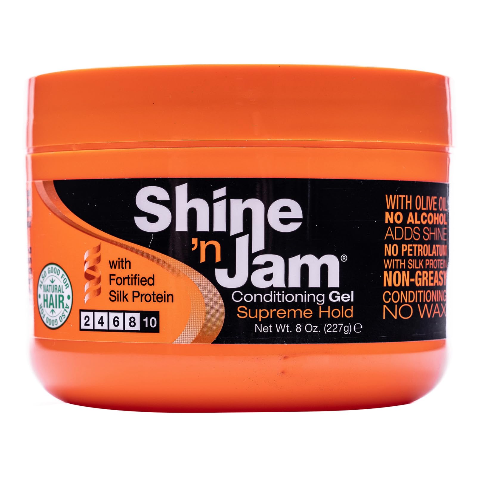 Ampro Shine N Jam Supreme Hold Conditions Hair With Olive Oil and Silk Protein - Thumbnail 2