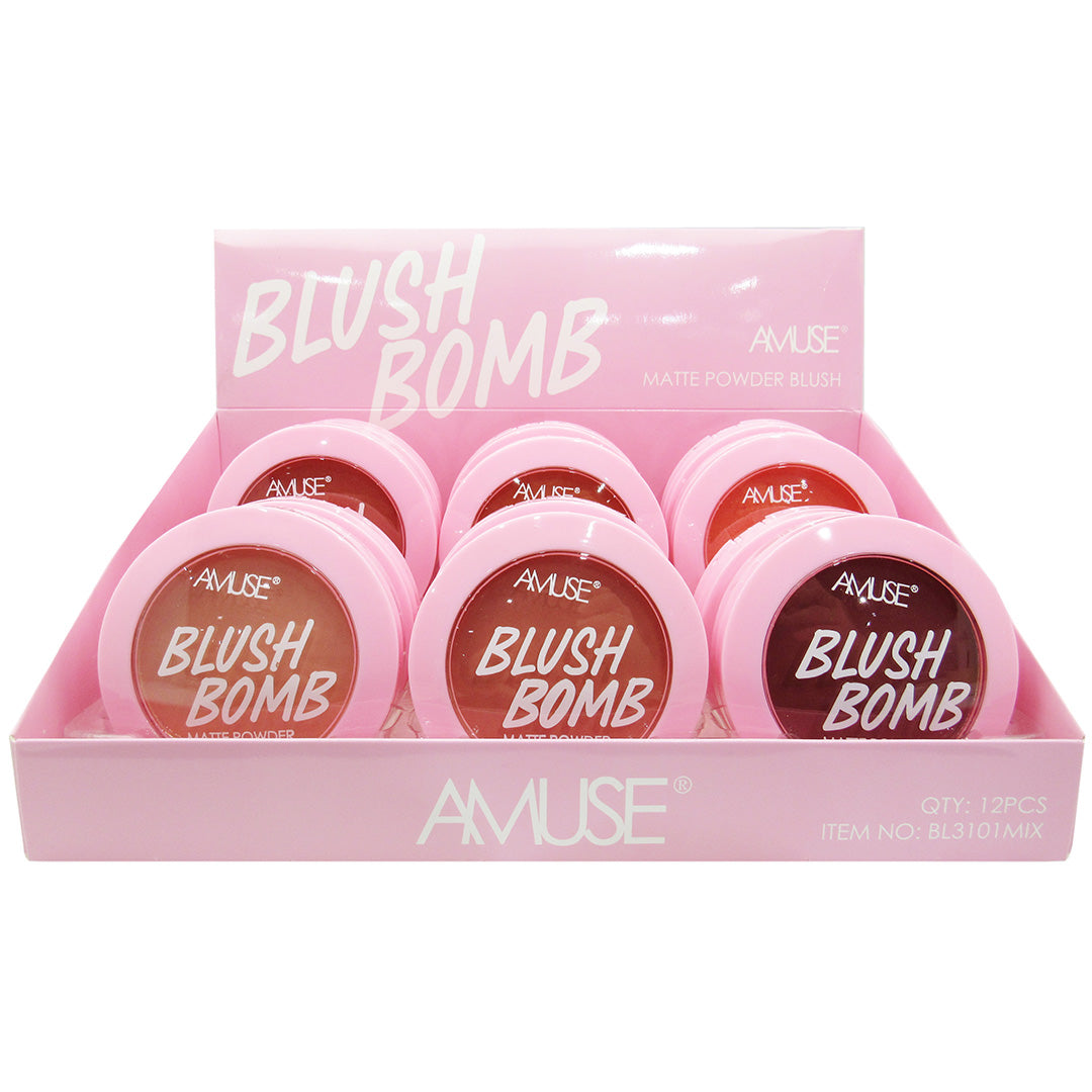 (12-pack) Amuse Blush Bomb Matte Powder - Thumbnail 2