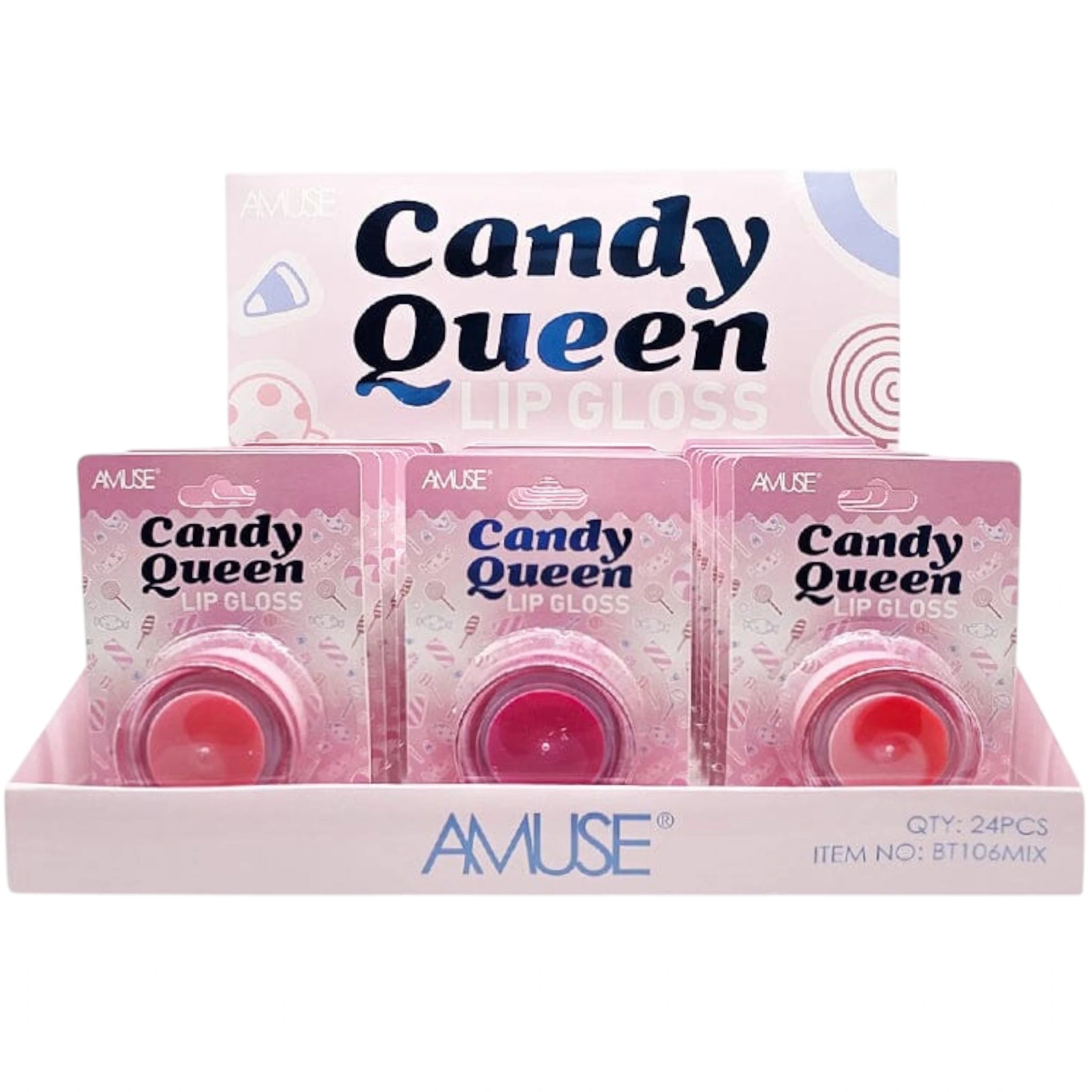(24-pack) Amuse Candy Queen Lip Gloss - Image 1