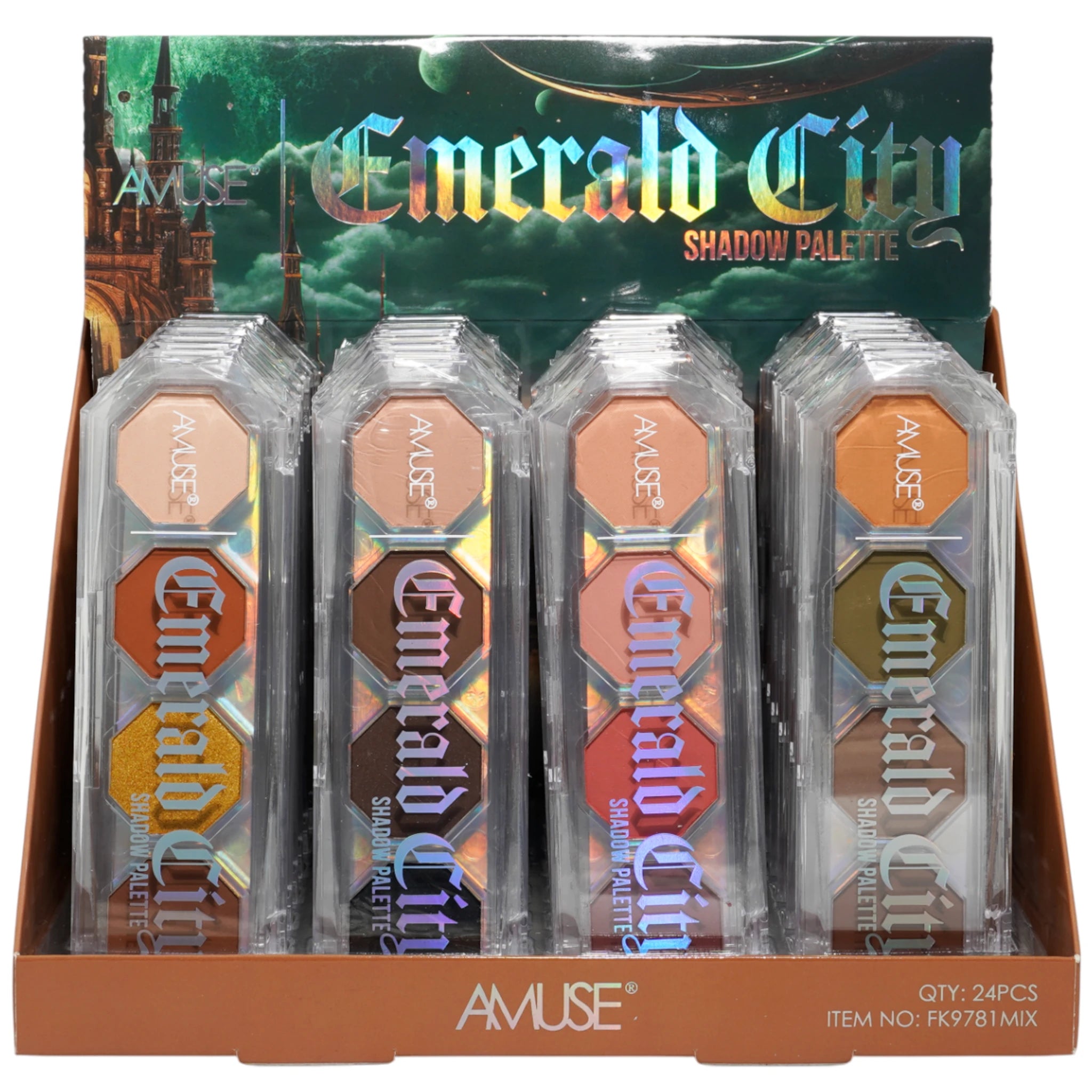 (24-pack) Amuse Emerald City Shadow Palette