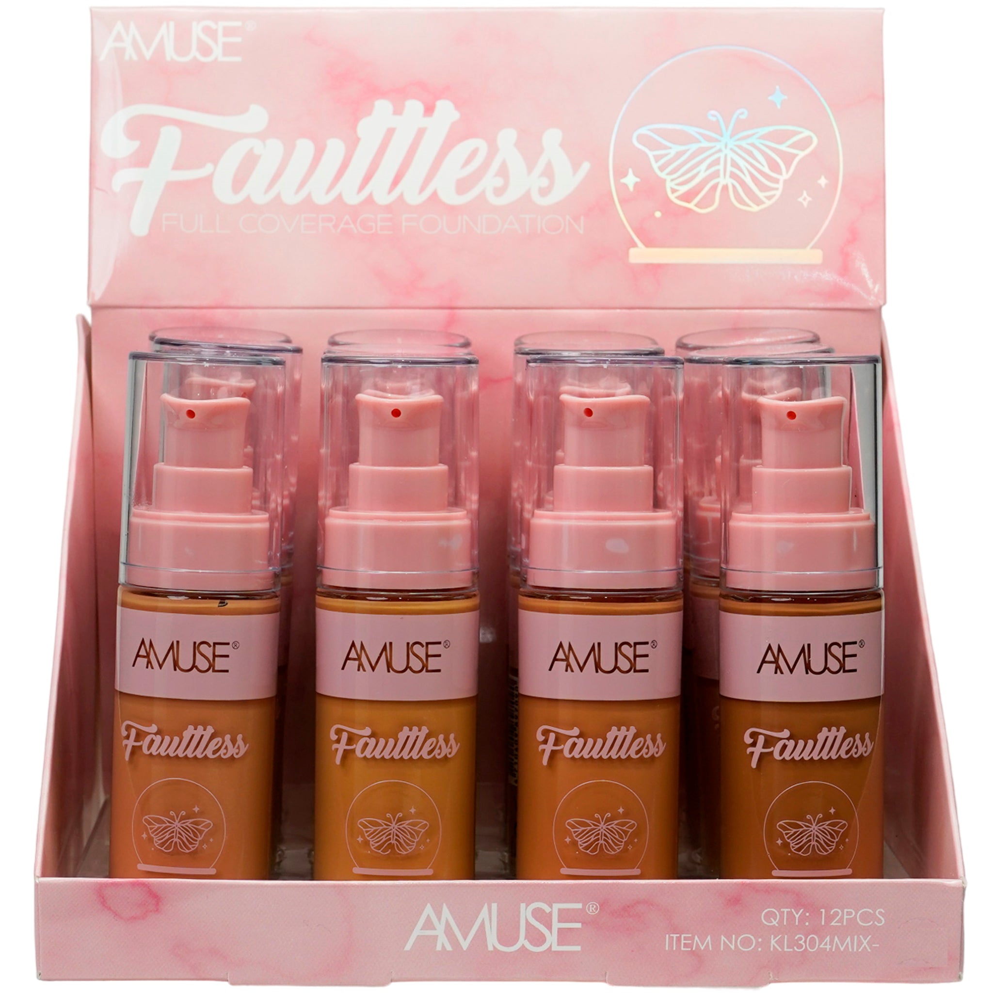 (12-pack) Amuse Faultless Full Coverage Foundation - C