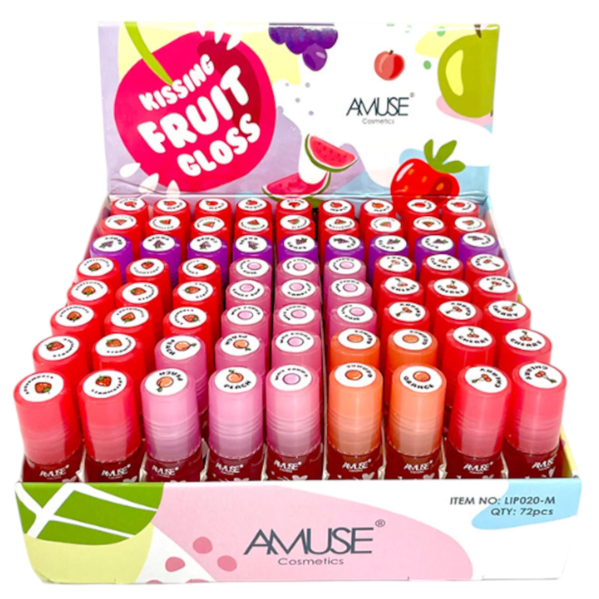 (72-pack) Amuse Kissing Fruit Gloss - Thumbnail 2