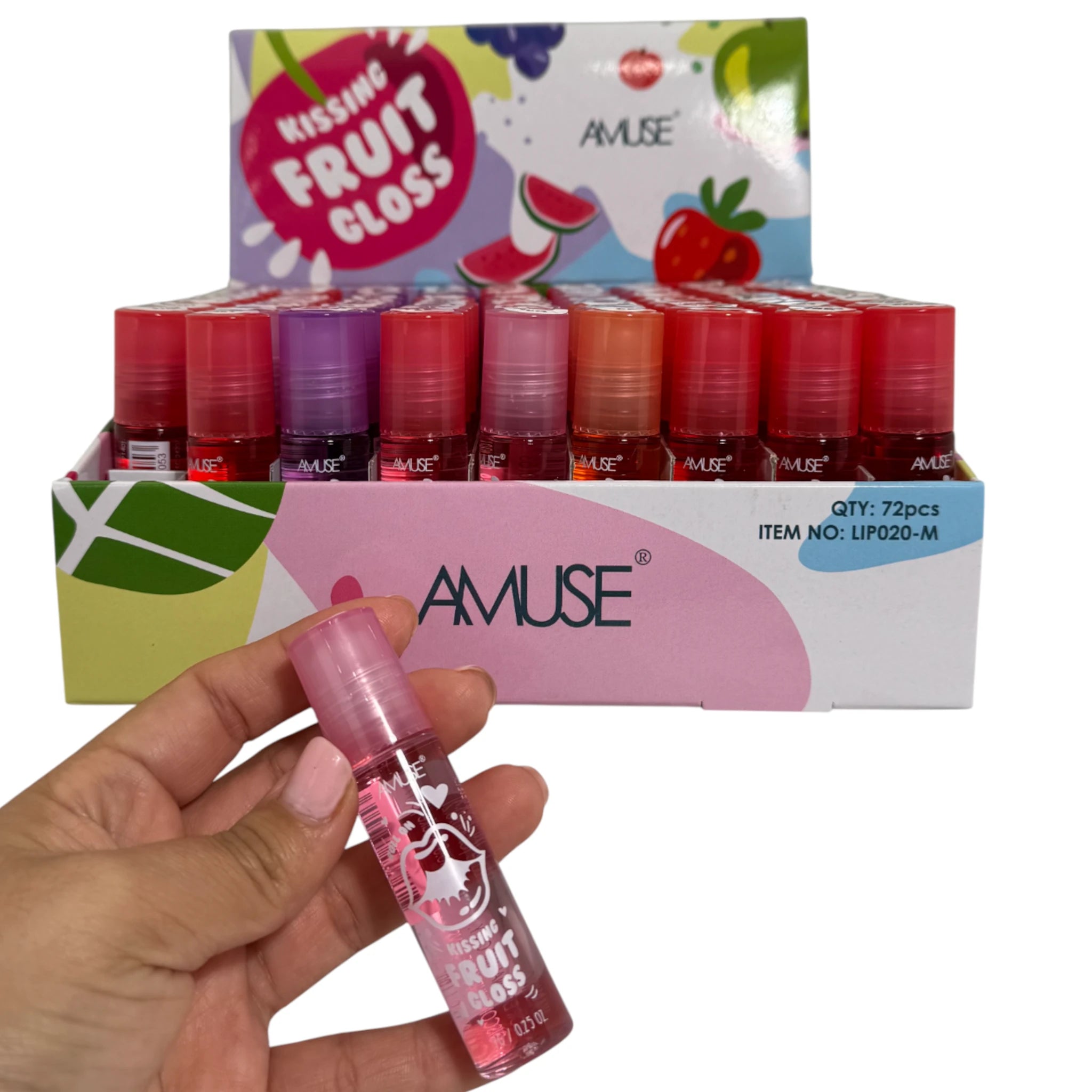 (72-pack) Amuse Kissing Fruit Gloss - Thumbnail 3