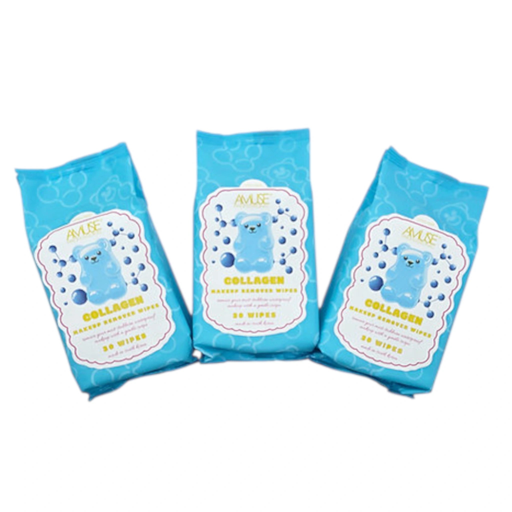 (6-pack) Amuse Makeup Remover Wipes Collagen - Thumbnail 2