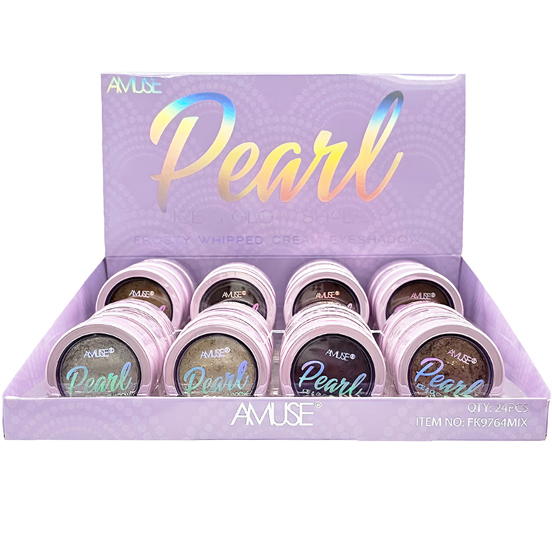 (24-pack) Amuse Pearl Ice & Glow Cream Shadow