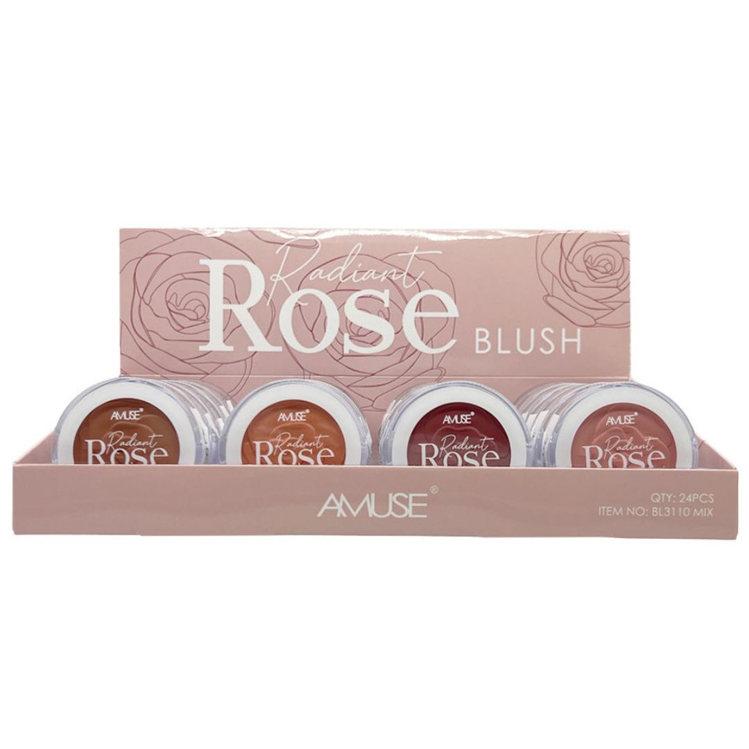 (24-pack) Amuse Radiant Rose Blush