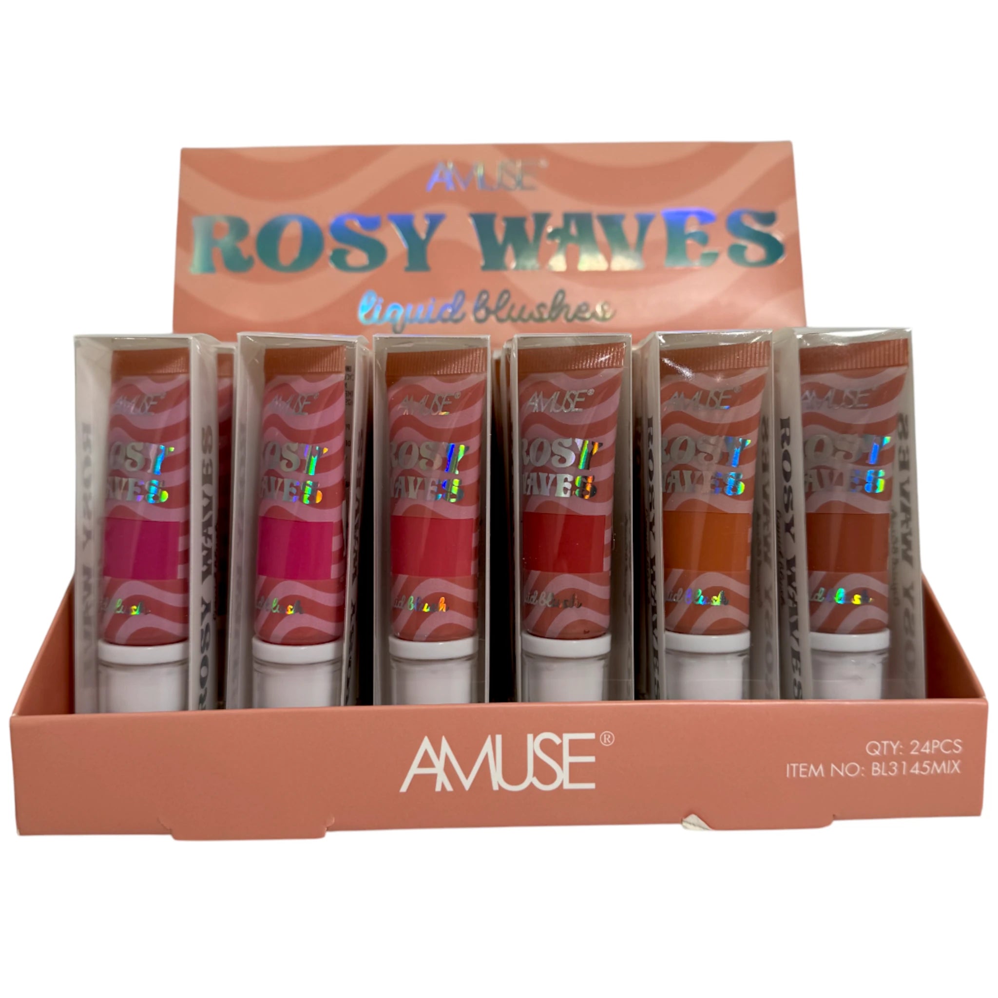 (24-pack) Amuse Rosy Waves Liquid Blushes