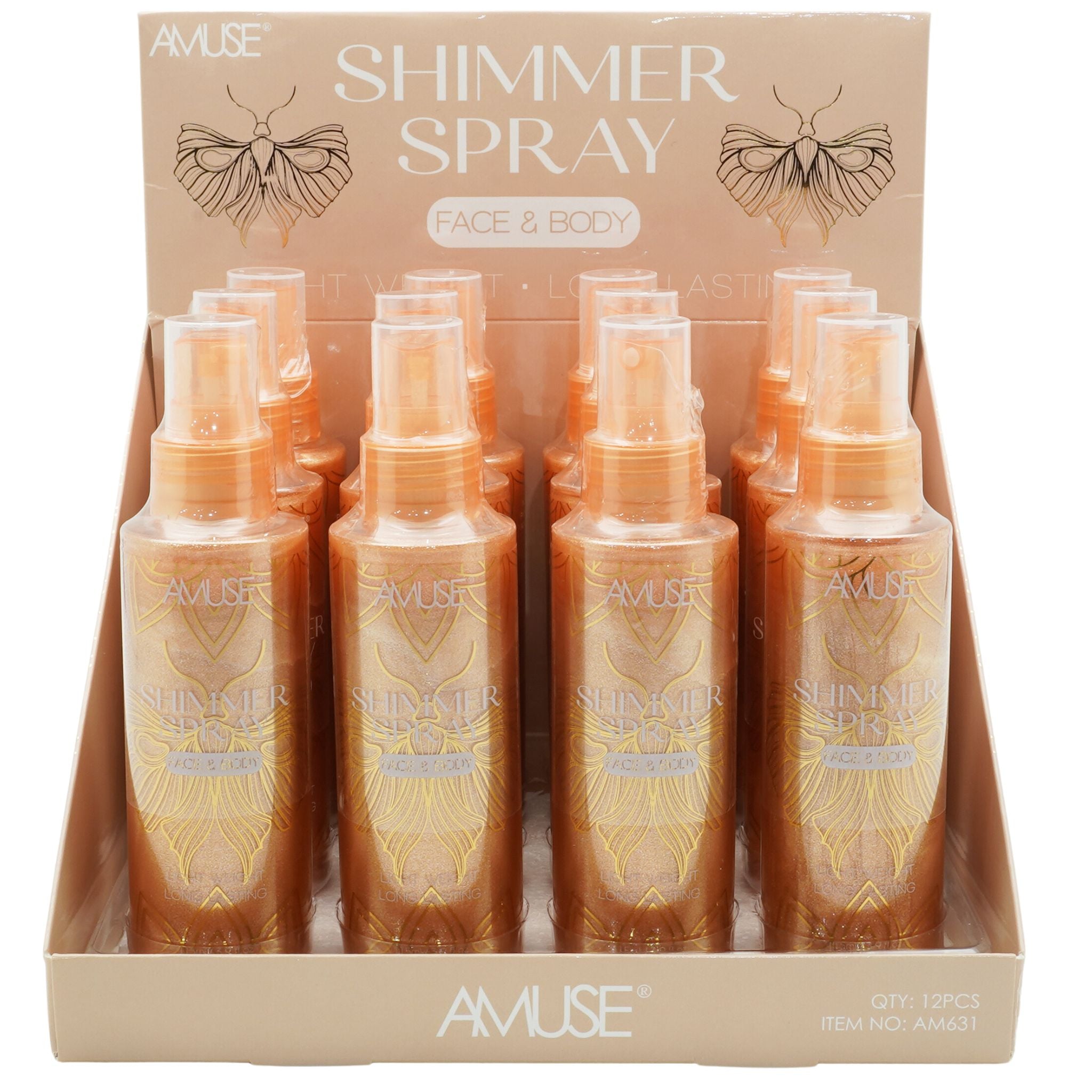 (12-pack) Amuse Shimmer Spray Face & Body