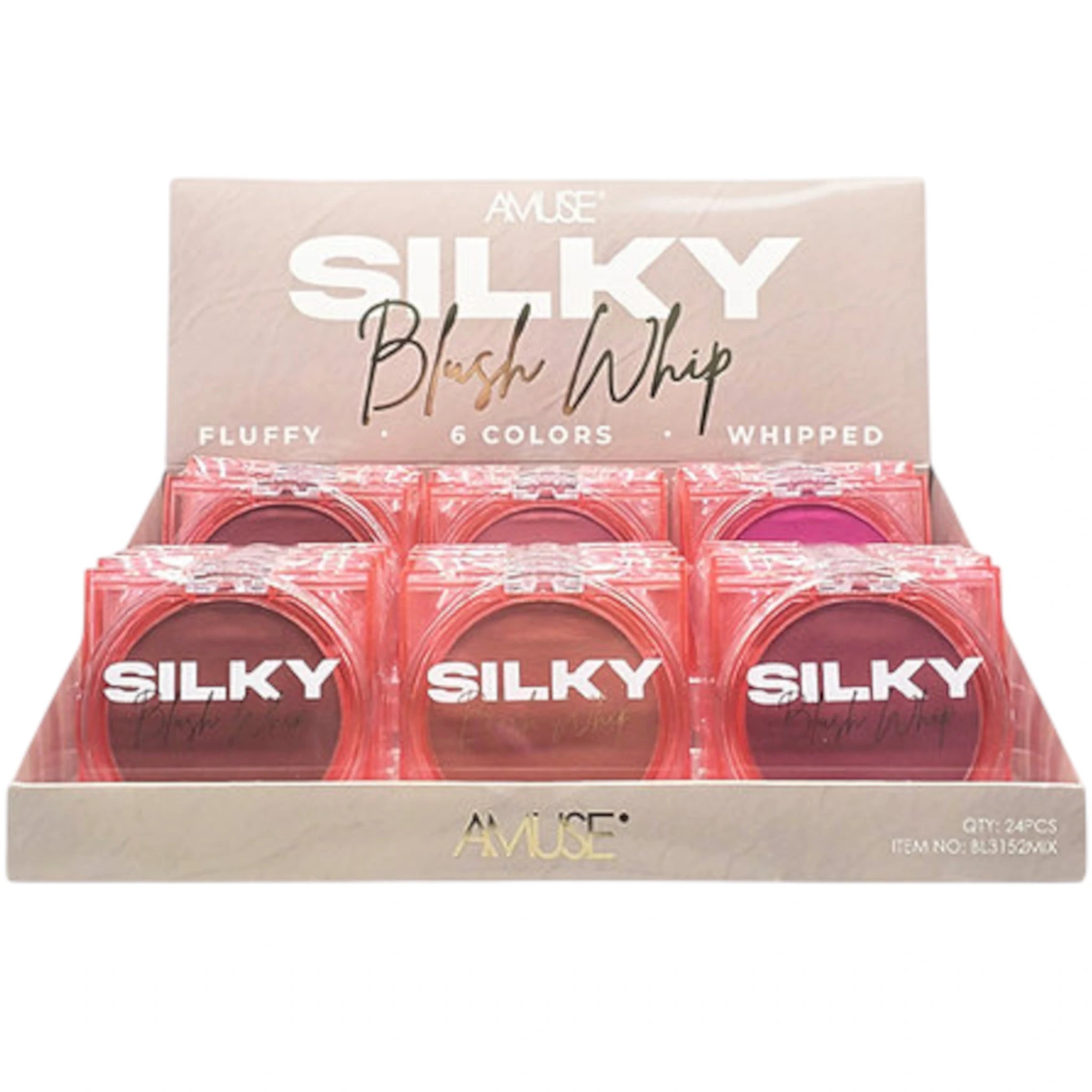 (24-pack) Amuse Silky Blush Whip