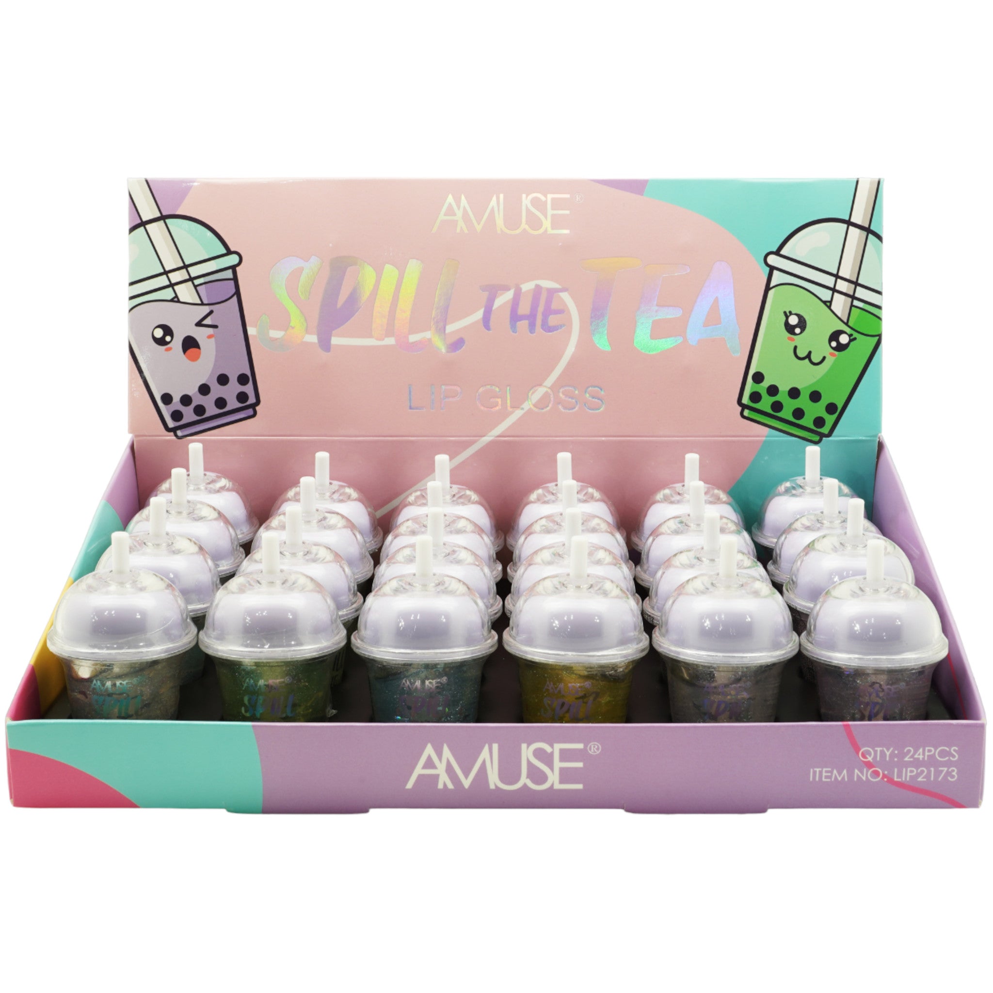 (24-pack) Amuse Spill The Tea Lip Gloss