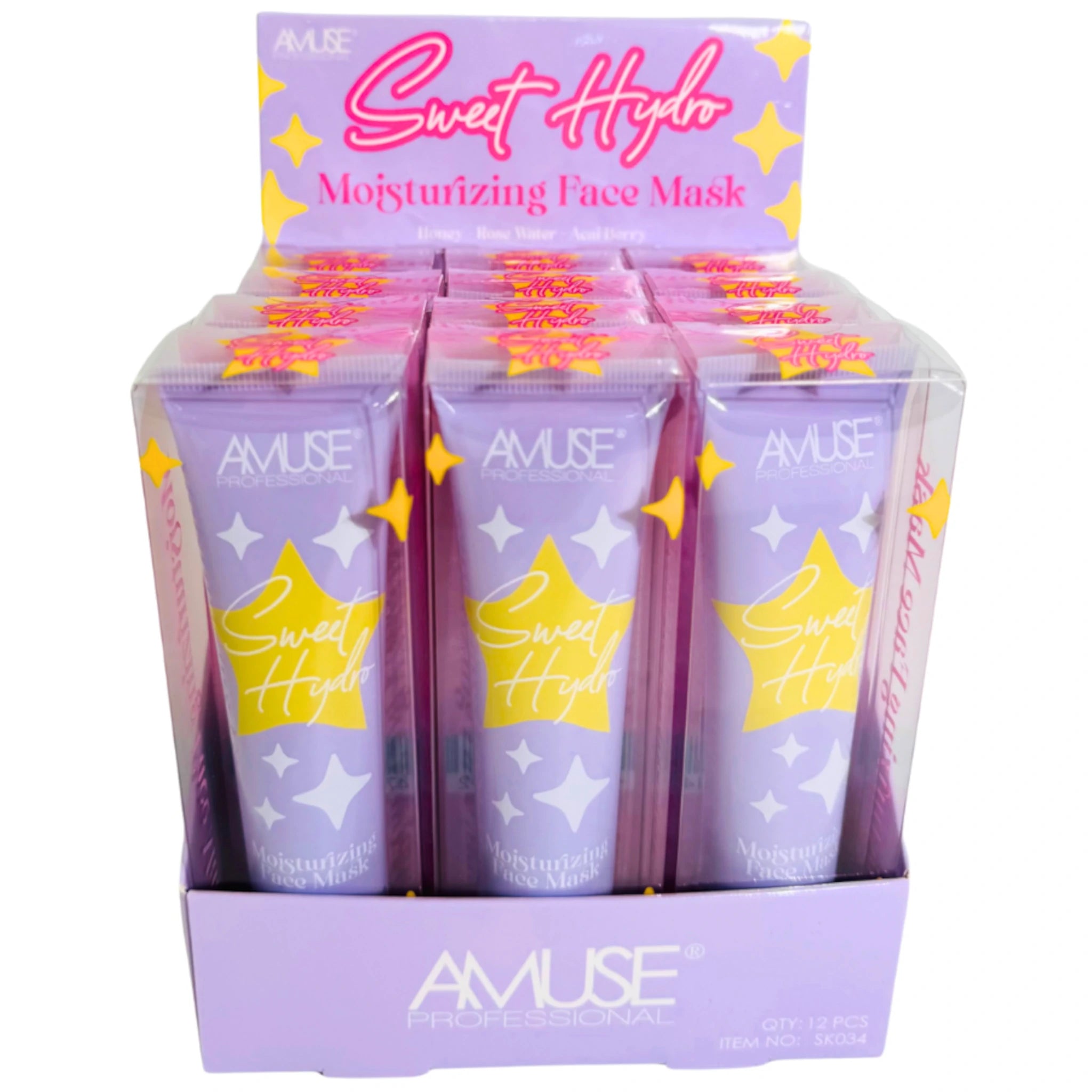 (12-pack) Amuse Sweet Hydro Moisturizing Face Mask