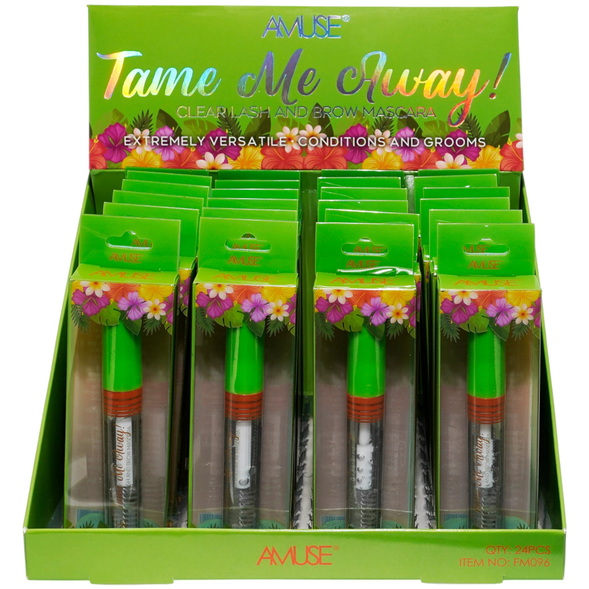 (24-pack) Amuse Tame Me Away! Clear Lash And Brown Mascara