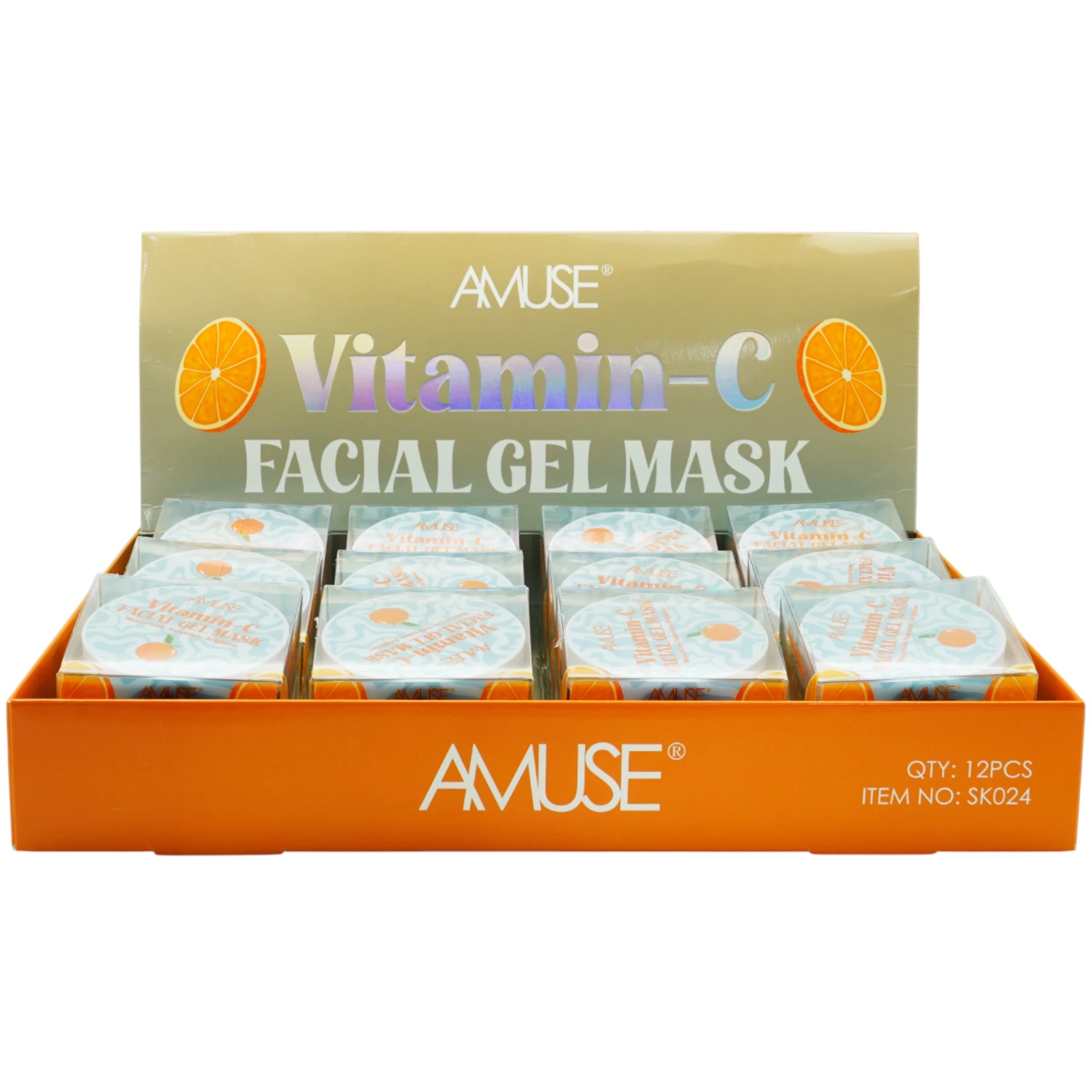 (12-pack) Amuse Vitamin C Facial Gel Mask - Thumbnail 2