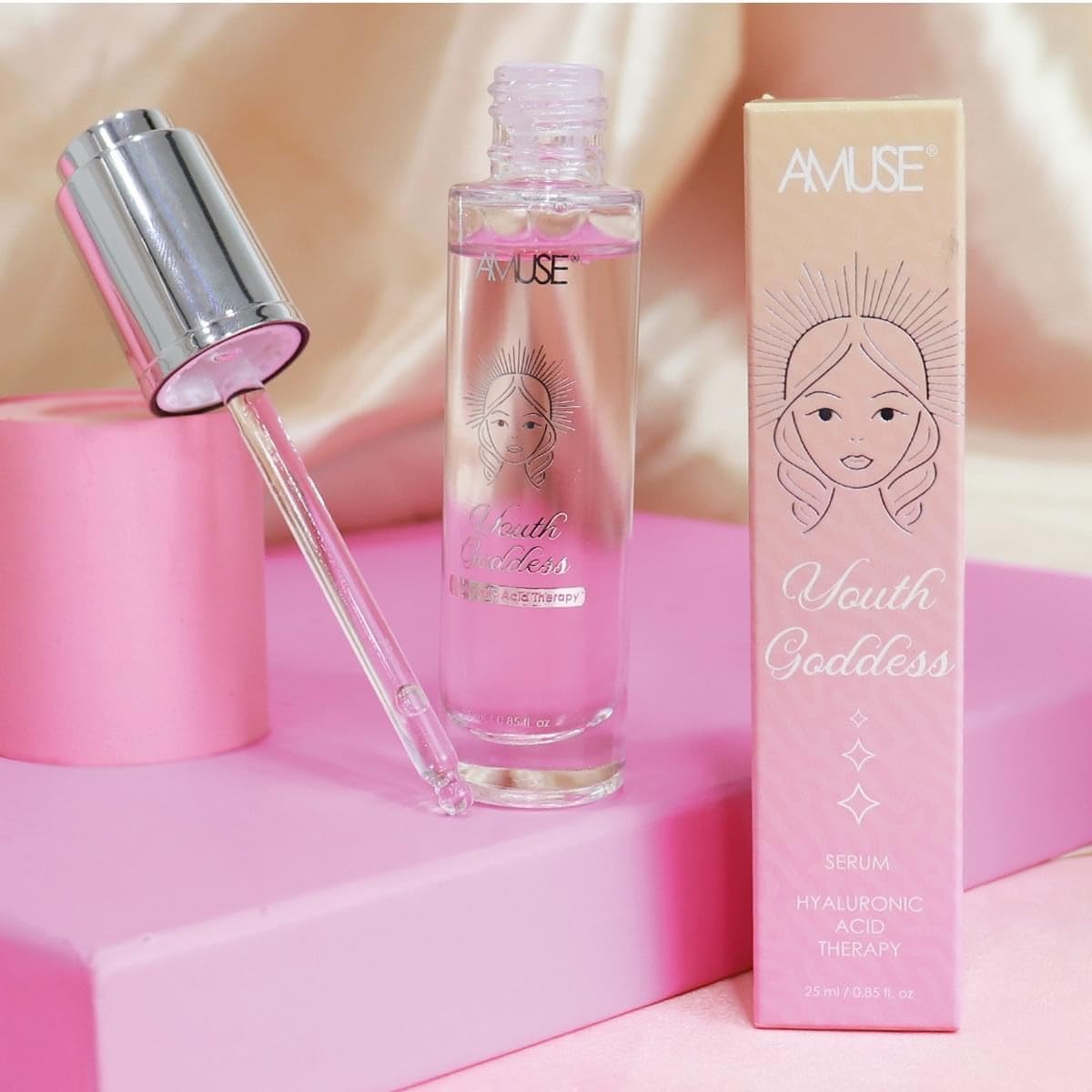 (12-pack) face serum therapy hyaluronic acid