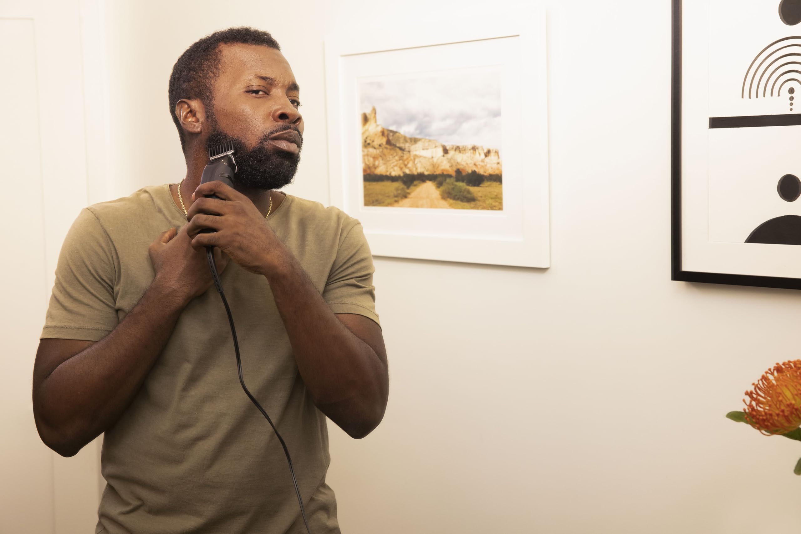 Andis 30285 Headliner 2 11 Piece Hair Cutting Trimmer Kit Carbon Steel T Blade - Thumbnail 2