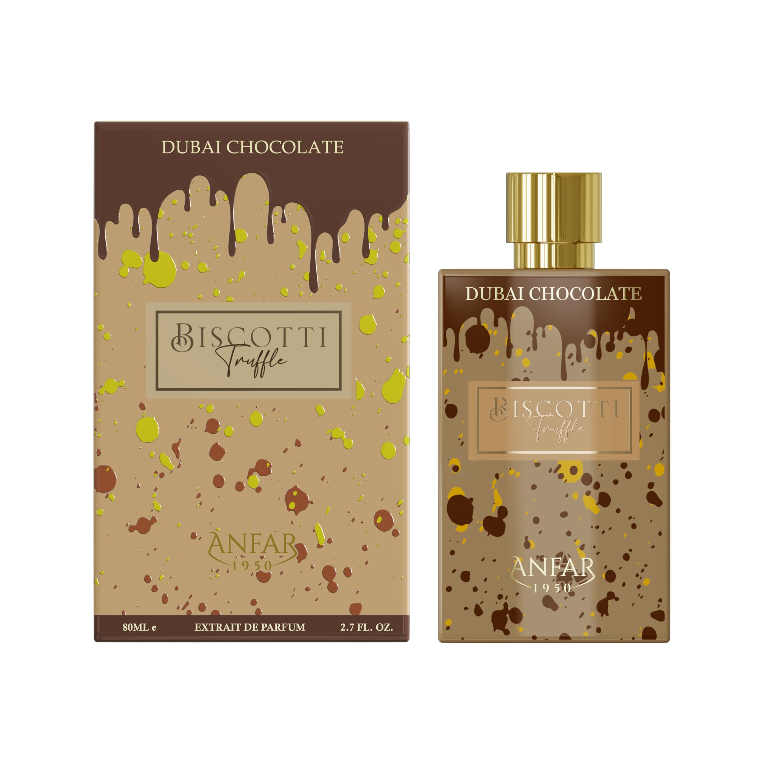 Anfar 1950 Dubai Chocolate Biscotti Truffle Luxury Sweet Spicy Gourmand Women