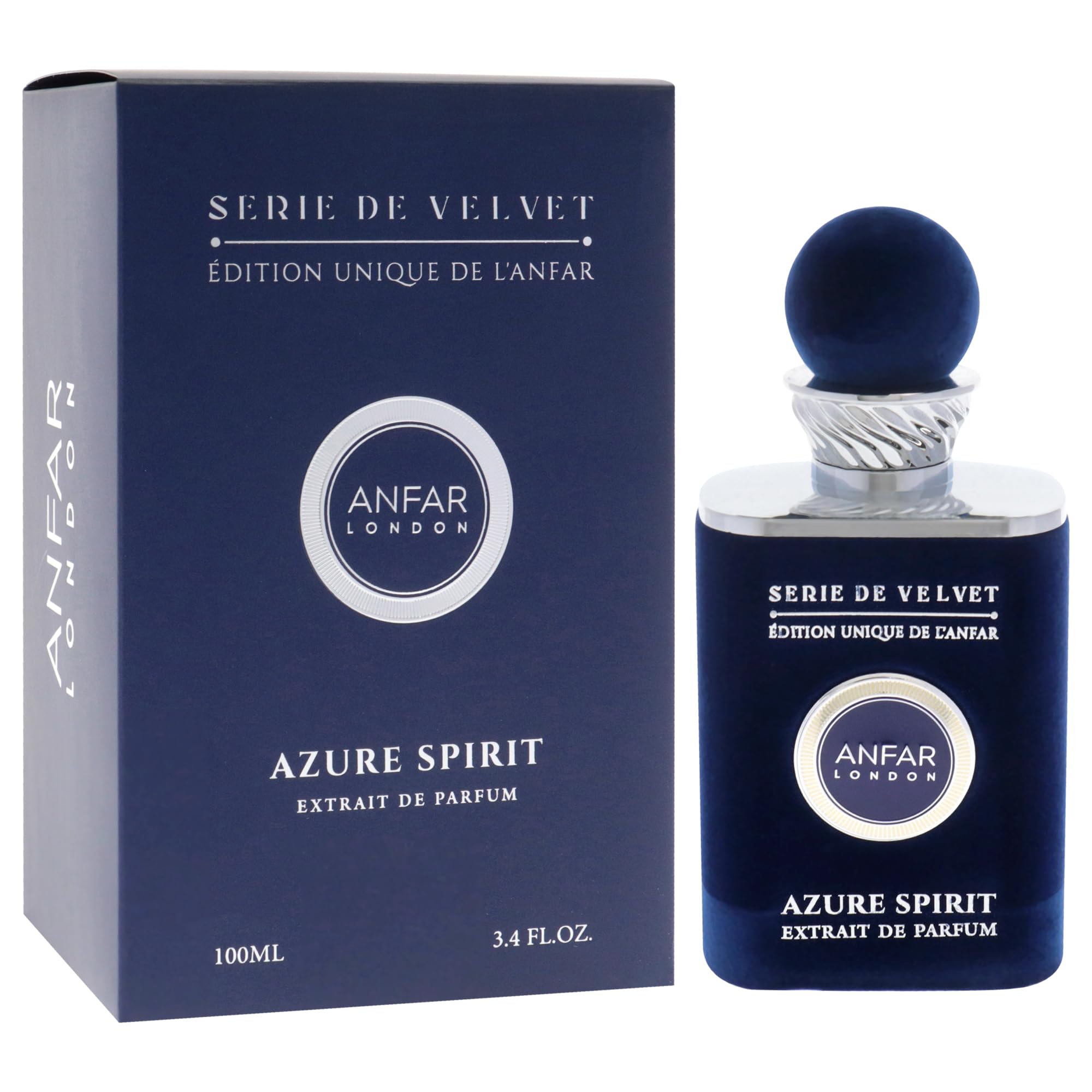 Anfar London Azure Spirit Extrait de Parfum For Men 3.4 oz - Thumbnail 3