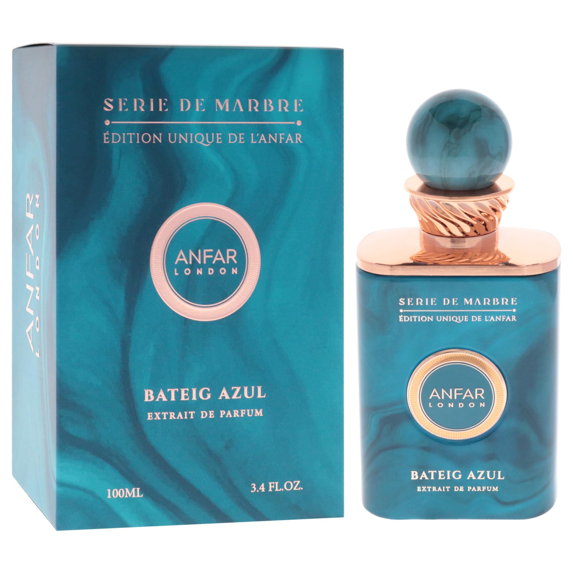 Anfar London Bateig Azul for Unisex Extrait de Parfum Unisex 3.4 oz - Thumbnail 3