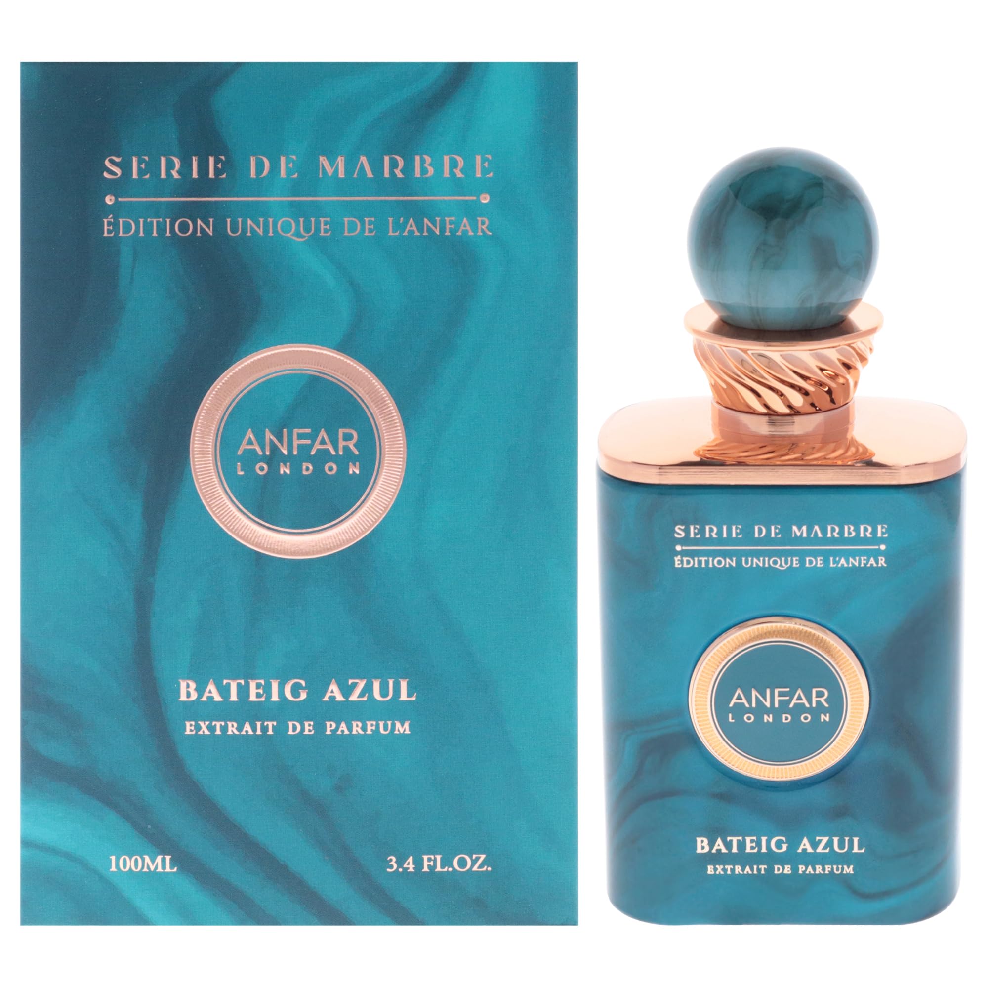 Anfar London Bateig Azul for Unisex Extrait de Parfum Unisex 3.4 oz