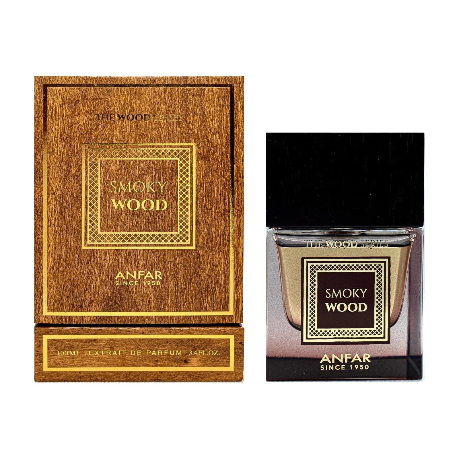 Anfar London Smoky Wood By Anfar Extrait de Parfum For Men 3.4 oz
