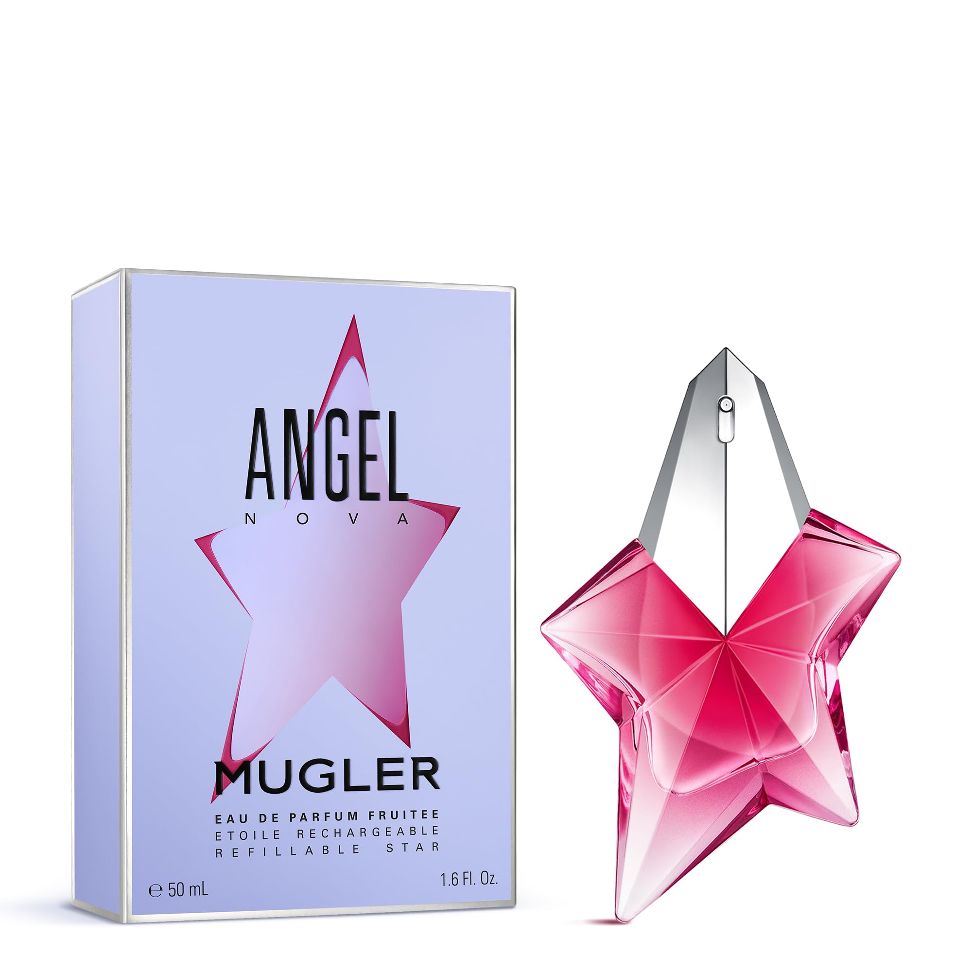 Mugler Angel Nova Floral Fruity With Bergamot Rose and Cedarwood 1.6 Fl Oz For - Thumbnail 2
