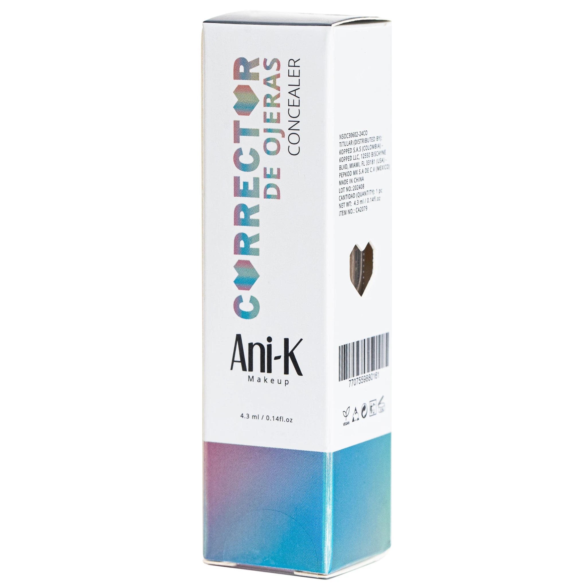 (12-pack) Ani-K Makeup Concealer 01 Bone - Thumbnail 2