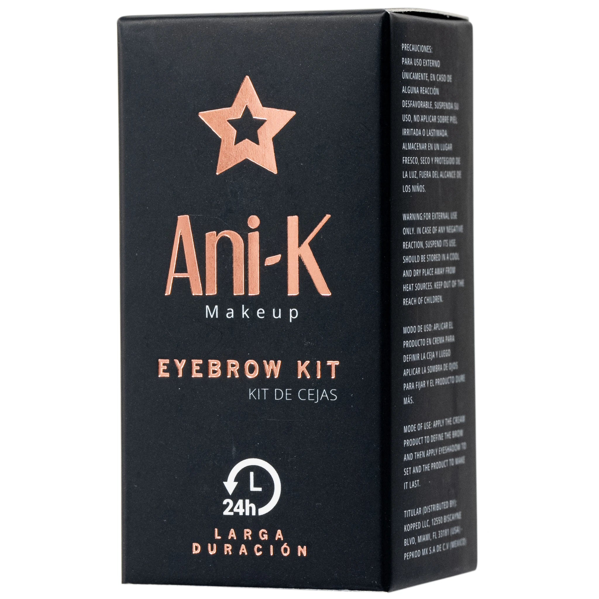 (12-pack) Ani-K Makeup Eyebrow Kit 03 Dark - Thumbnail 2