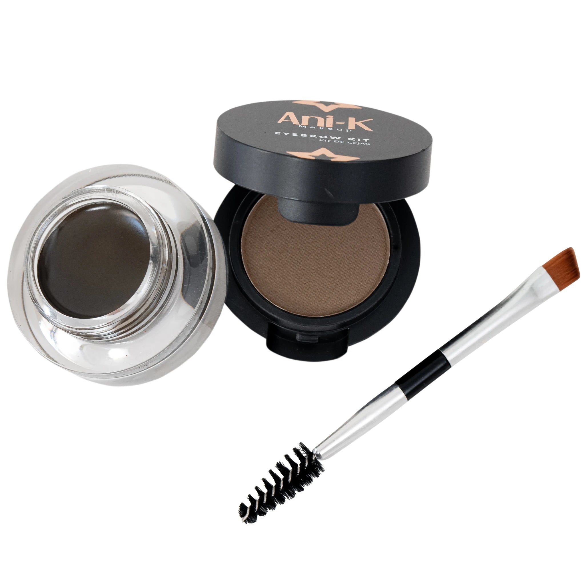 (12-pack) Ani-K Makeup Eyebrow Kit 03 Dark