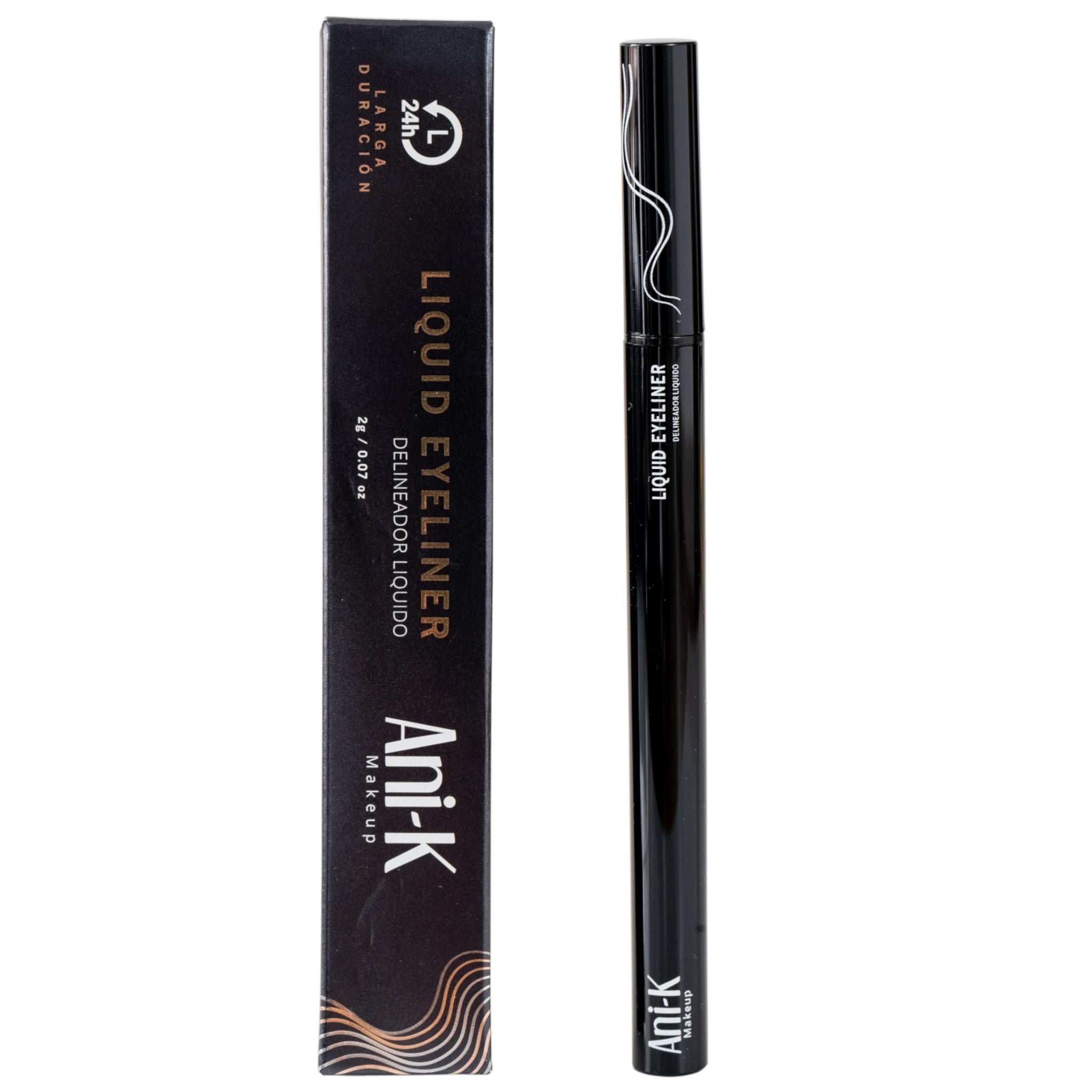 (24-pack) Ani-K Makeup Liquid Eyeliner Night - Thumbnail 3