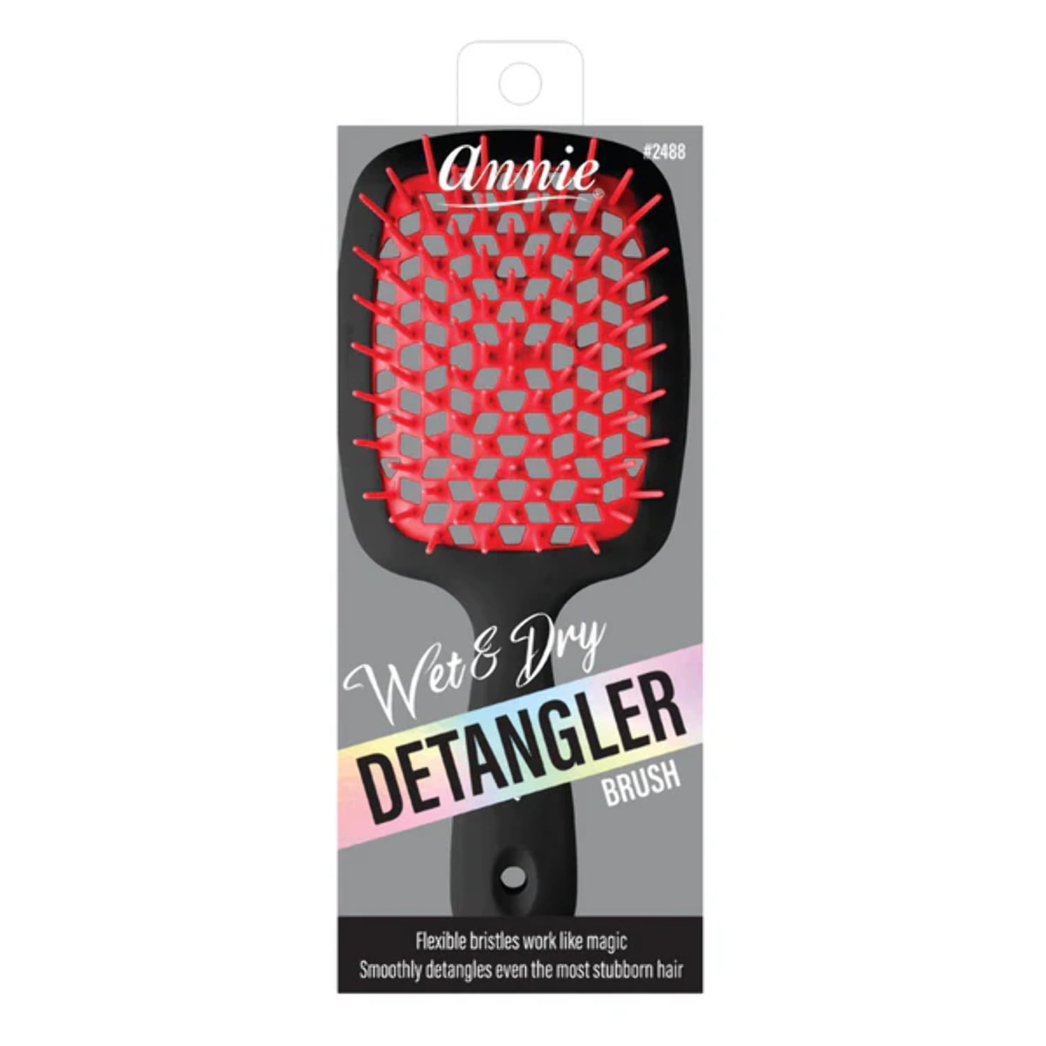 Detangling Hair Brush Wet Dry Annie Black