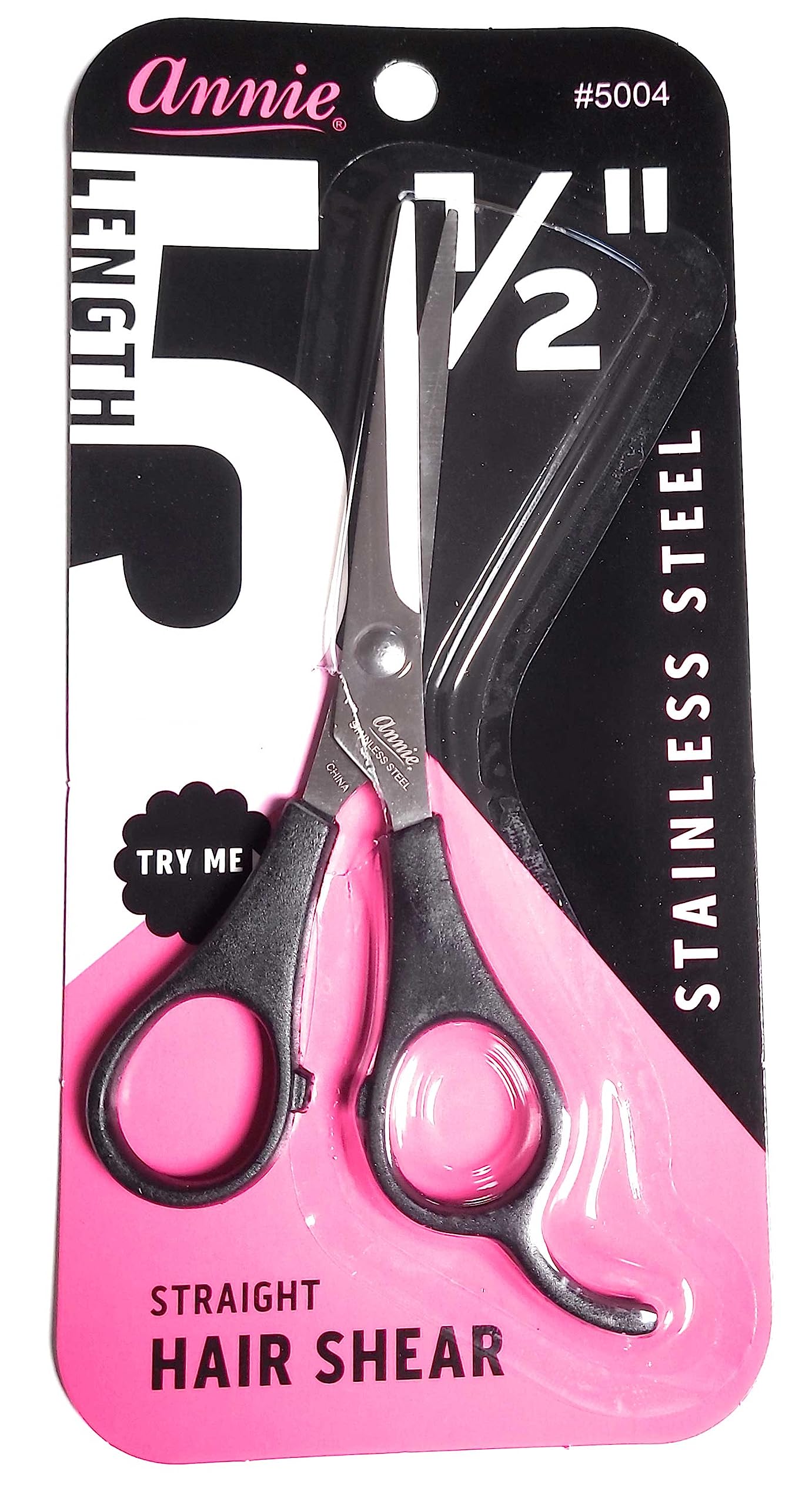 Annie Professional Stainless Steel Hair Cutting Shears 5.5 Inch Sharp Barber