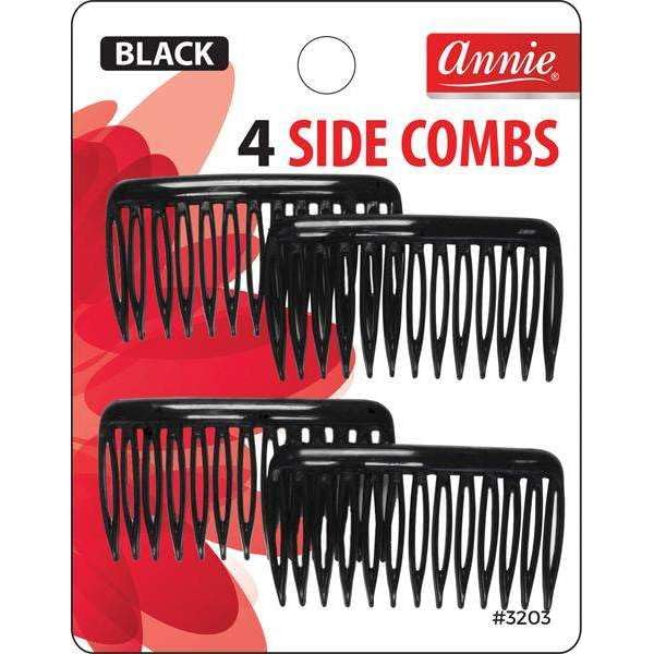 Annie Side Hair Comb Small Black #3203