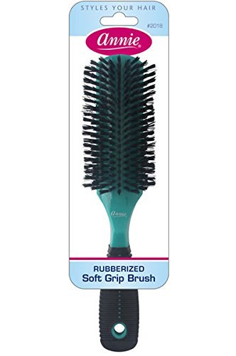 Annie Rubberized Soft Grip Brush #2018 Green