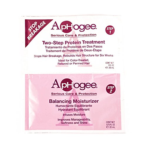 Aphogee Two Step Protein Treatment Balancing Moisturizer Repairs Damaged Hair - Thumbnail 2