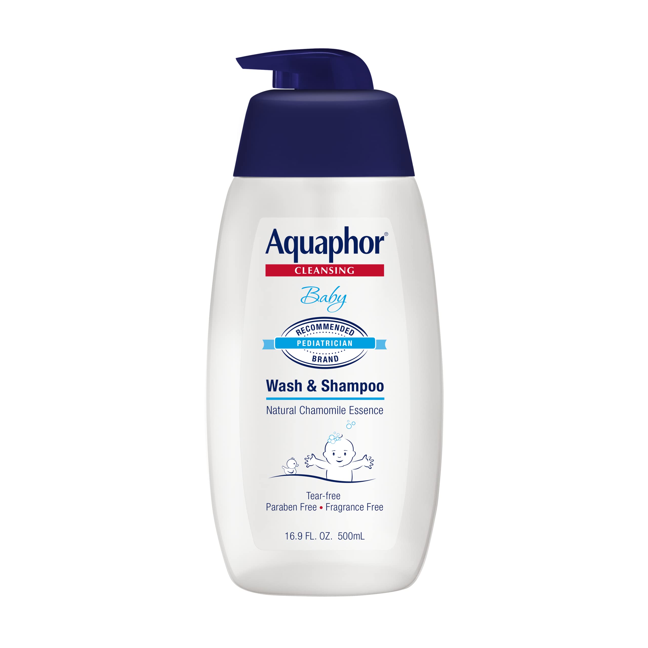 Aquaphor Baby Wash and Shampoo Mild Tear Free 2 In 1 Solution for Baby’s
