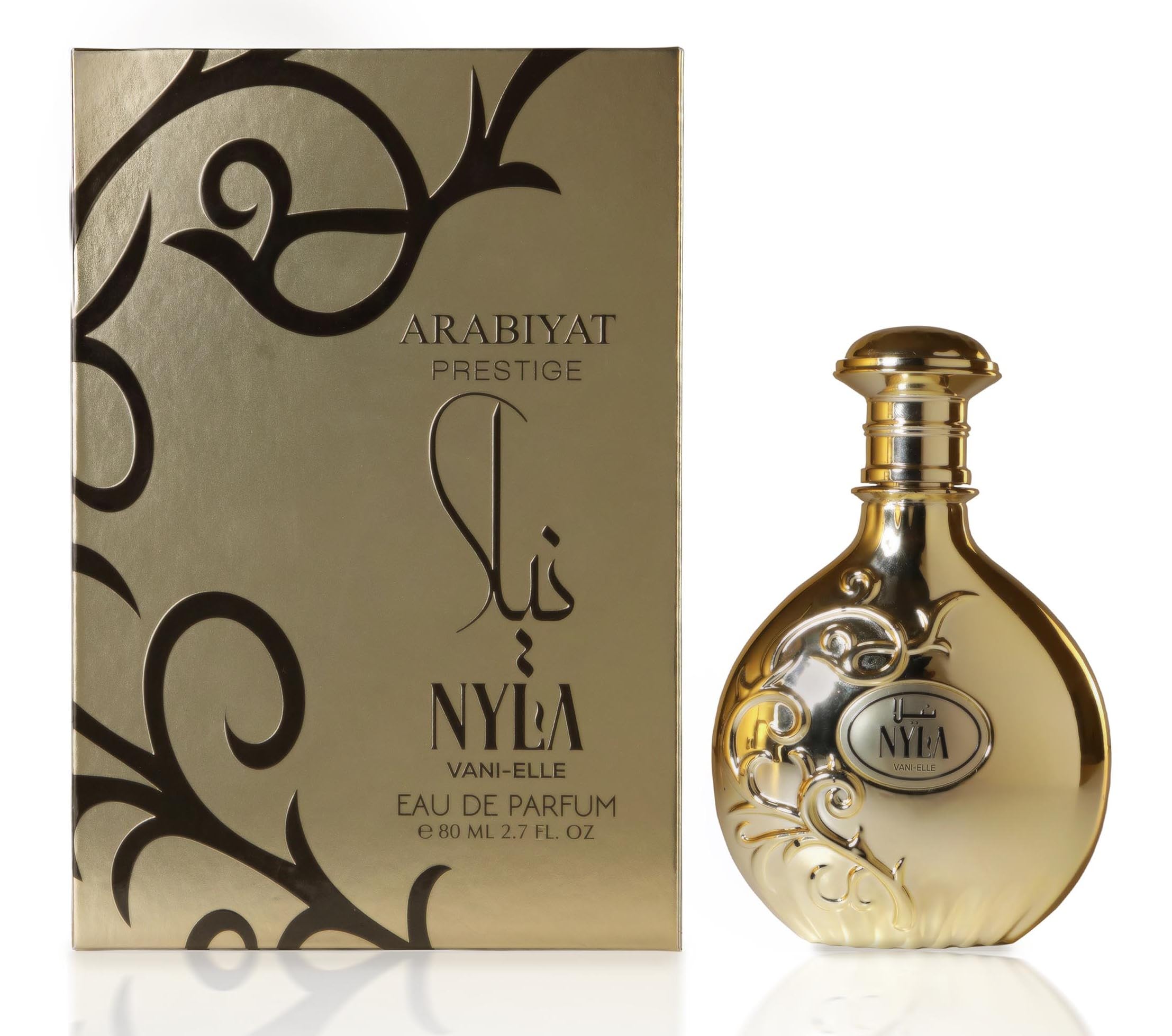 Arabiyat Prestige Nyla Vani Elle Unisex With Vanilla and Jasmine 2.7 Fl. Oz