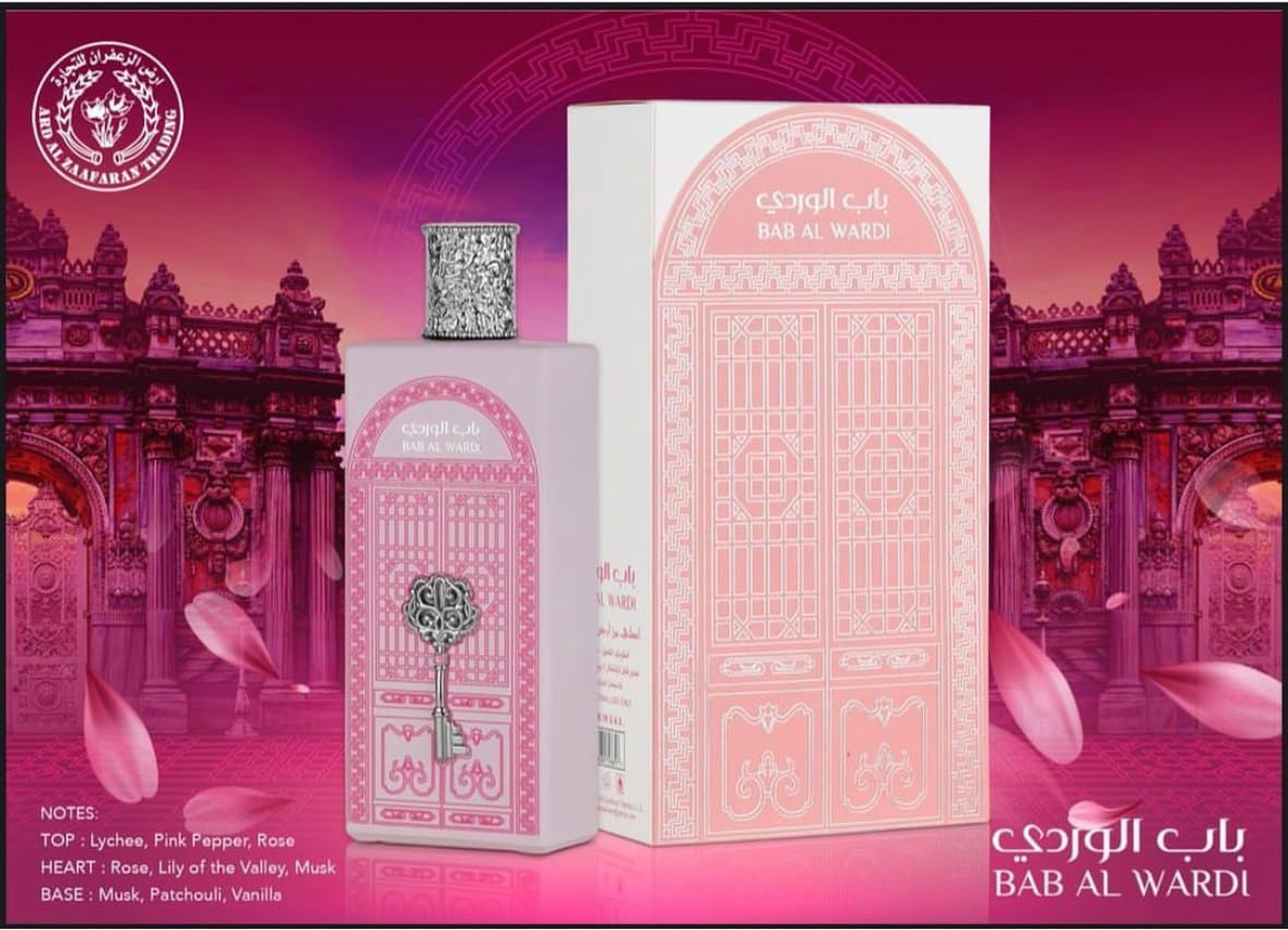 Ard Al Zaafaran Bab Al Wardi Fruity Floral Musky Vanilla / For Women EDP 100 ml