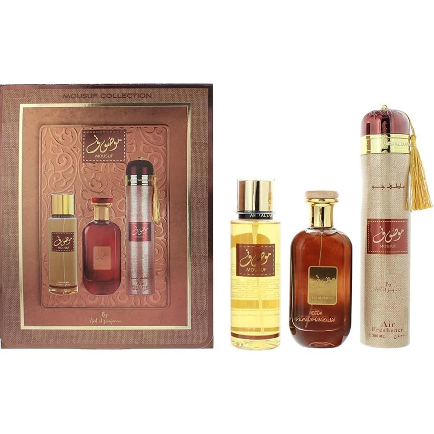 [Set] Ard Al Zaafaran Mousuf 3 Piece For Men EDP 3.4 oz - Thumbnail 2