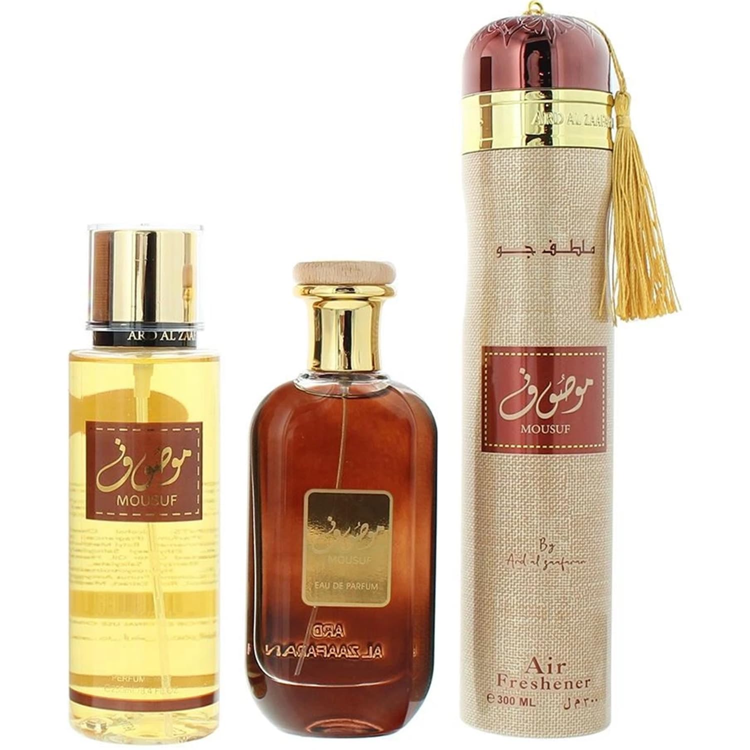 [Set] Ard Al Zaafaran Mousuf 3 Piece For Men EDP 3.4 oz