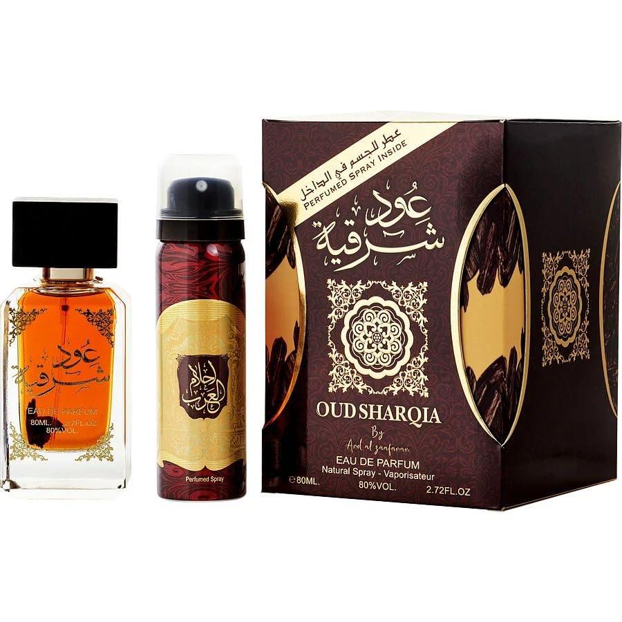 [Set] Ard Al Zaafaran Oud Sharqia 2 Piece Set for Unisex Unisex EDP 2.72 oz